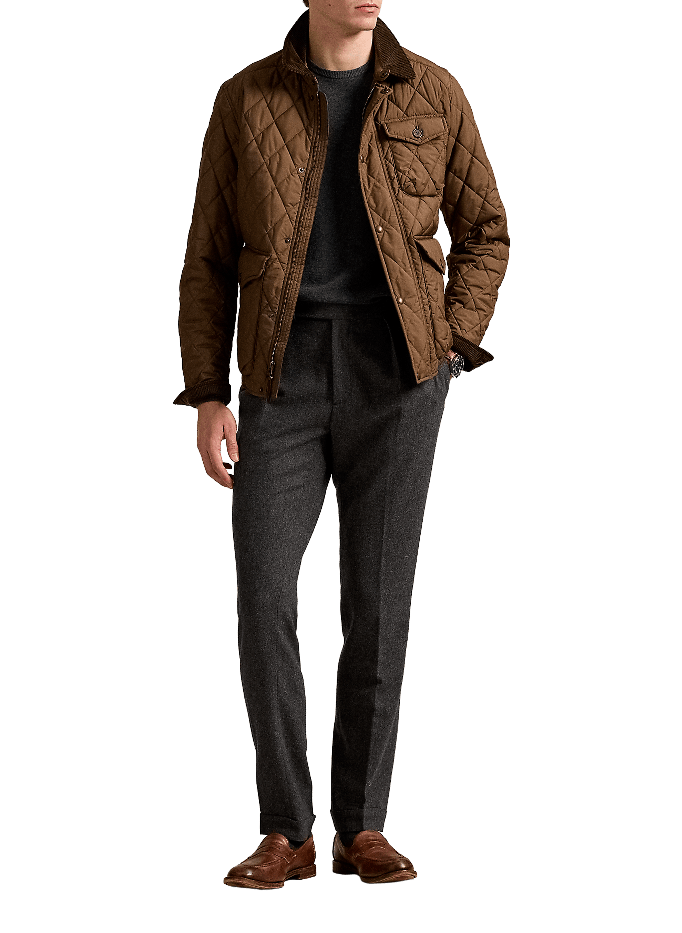 Barbour quilted jacket POLO RALPH LAUREN Beige