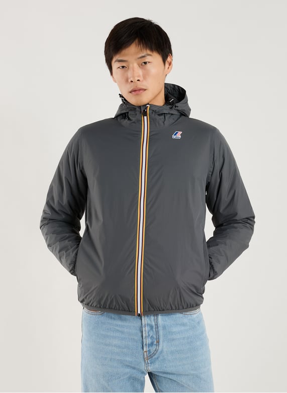 Blouson droit à capuche | Gris by K-WAY Blouson droit à capuche Gris