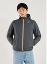 Blouson droit à capuche | Gris by K-WAY K-WAY Blouson droit à capuche | Gris