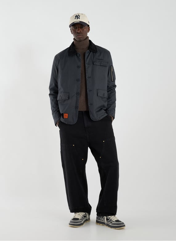 Blouson Rosser  | Noir by BOMBERS ORIGINAL Blouson Rosser  Noir
