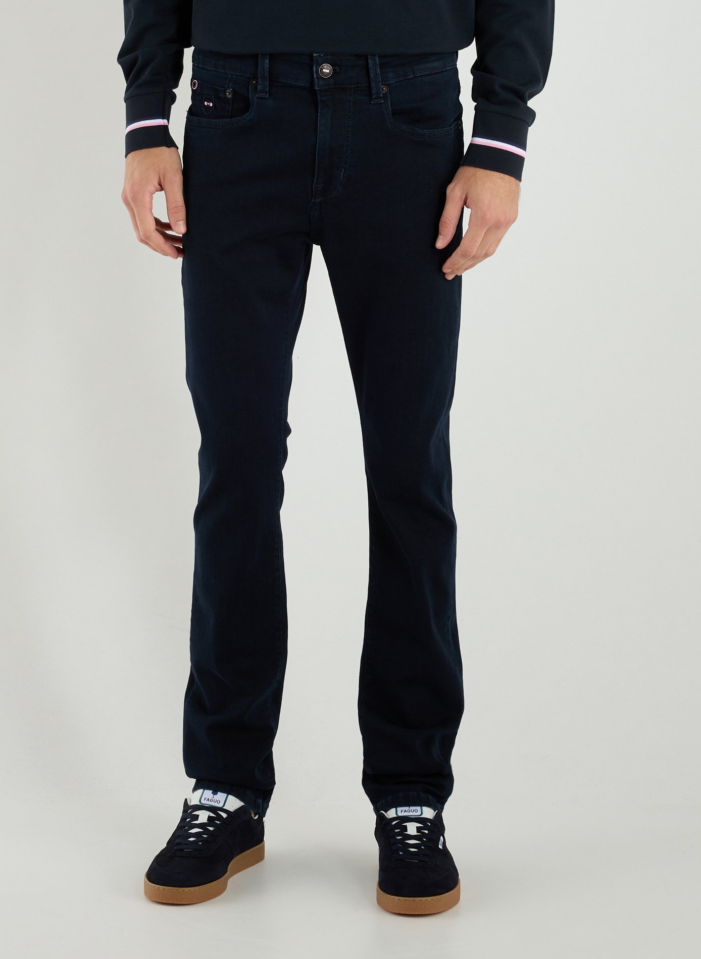 EDEN PARK Cotton T-shirt Blue