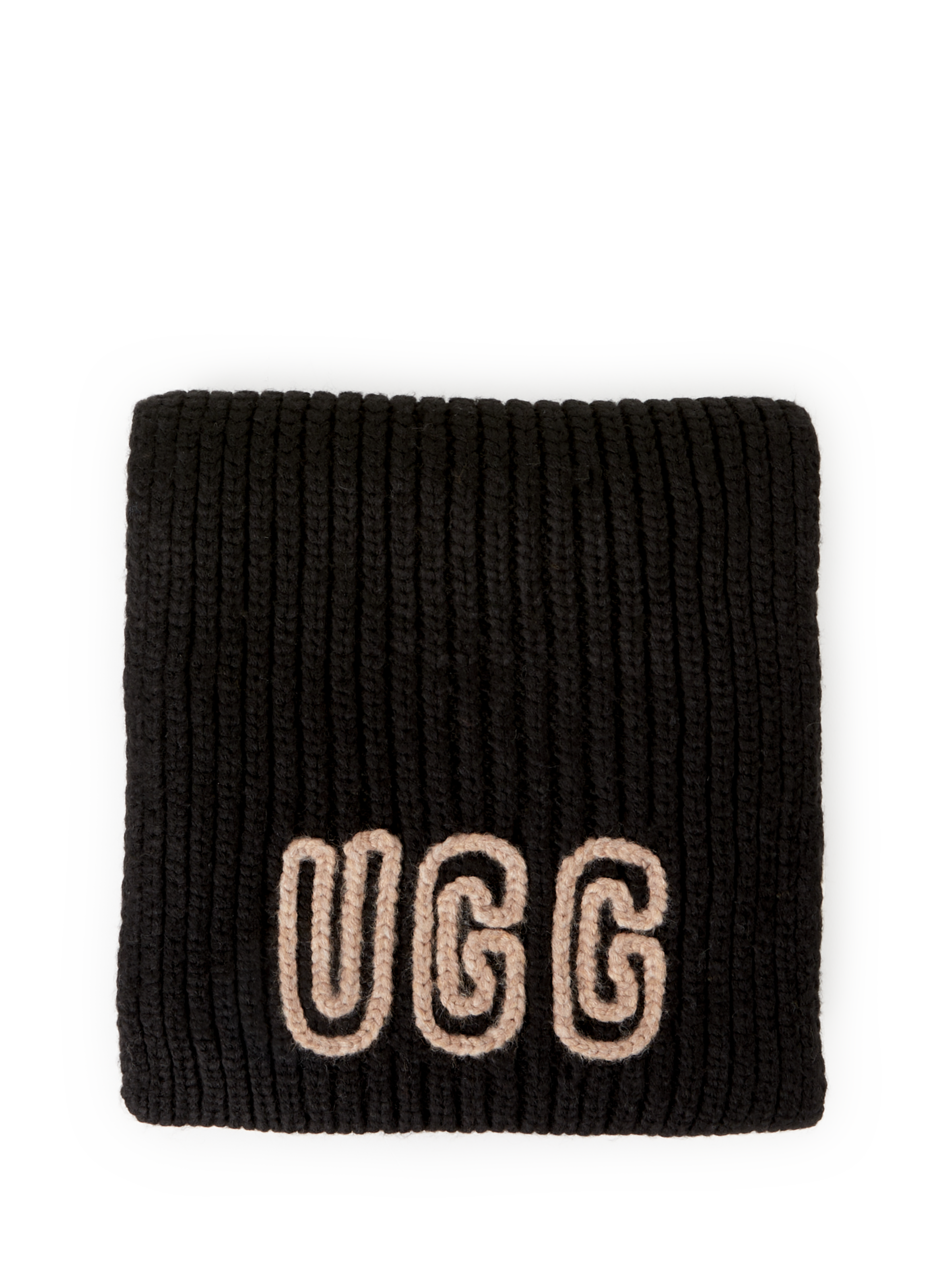 UGG Echarpe aspect maille Noir