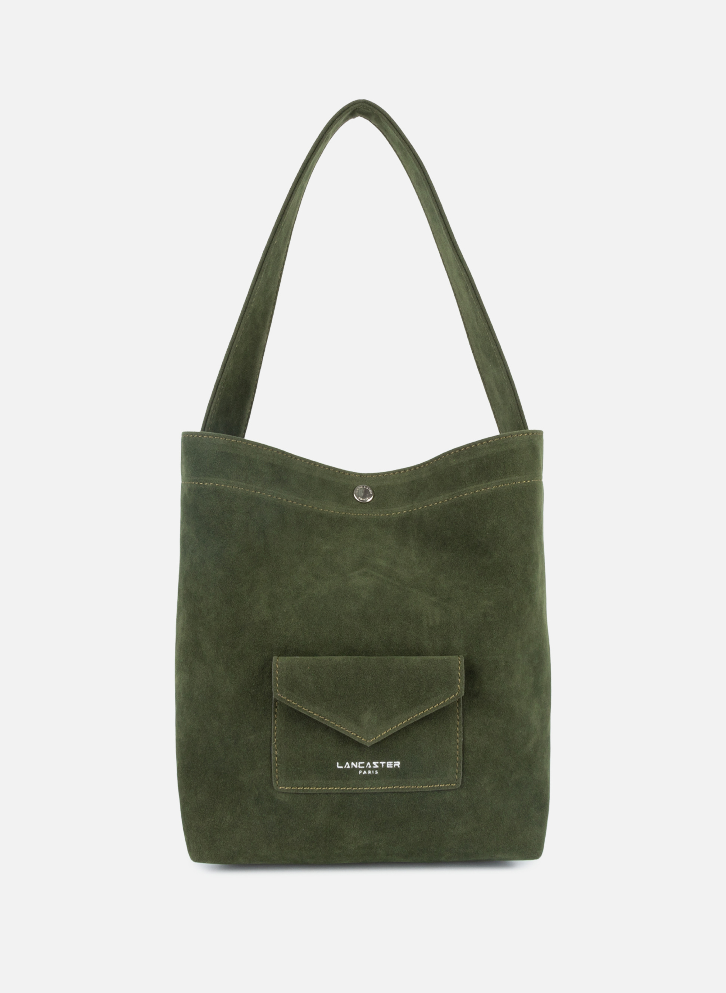 LANCASTER Mini bucket bag - Suédine KBA Khaki