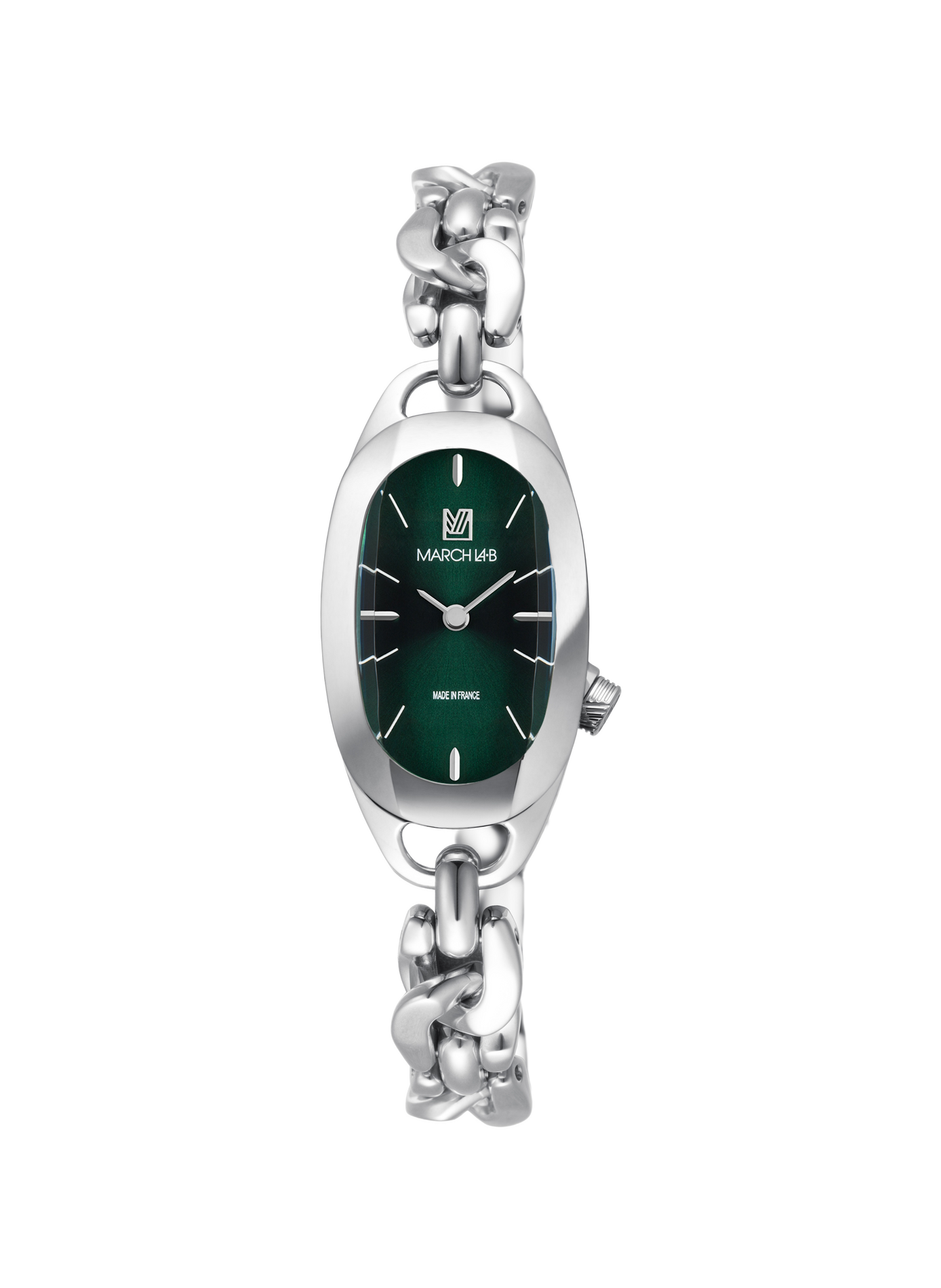 Montre quartz en acier Vert MARCH LAB