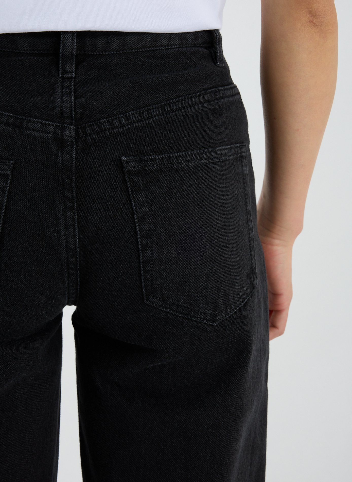 Jean droit Elisabeth en coton  A.P.C. Noir