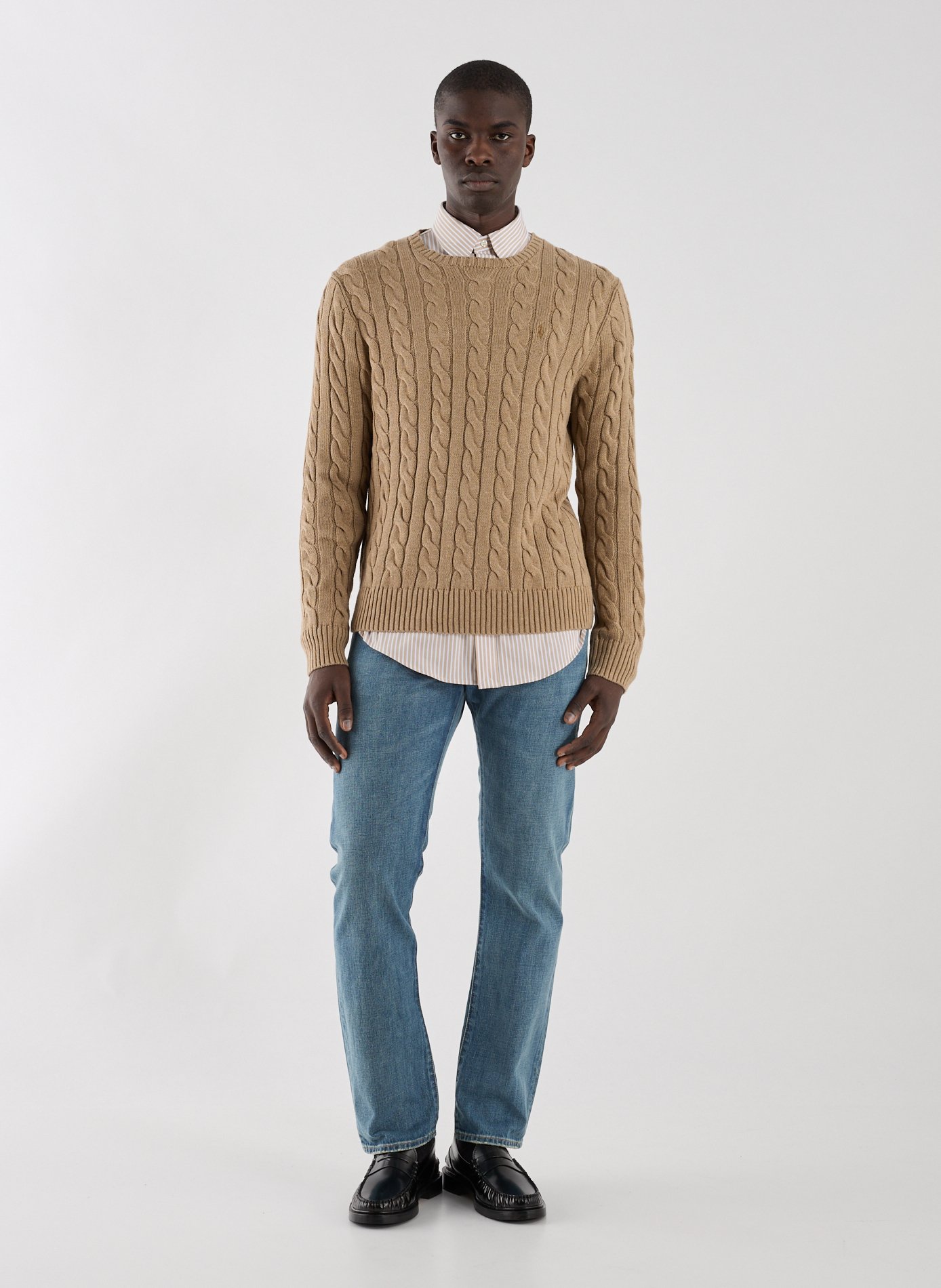 Cable knit jumper POLO RALPH LAUREN Beige