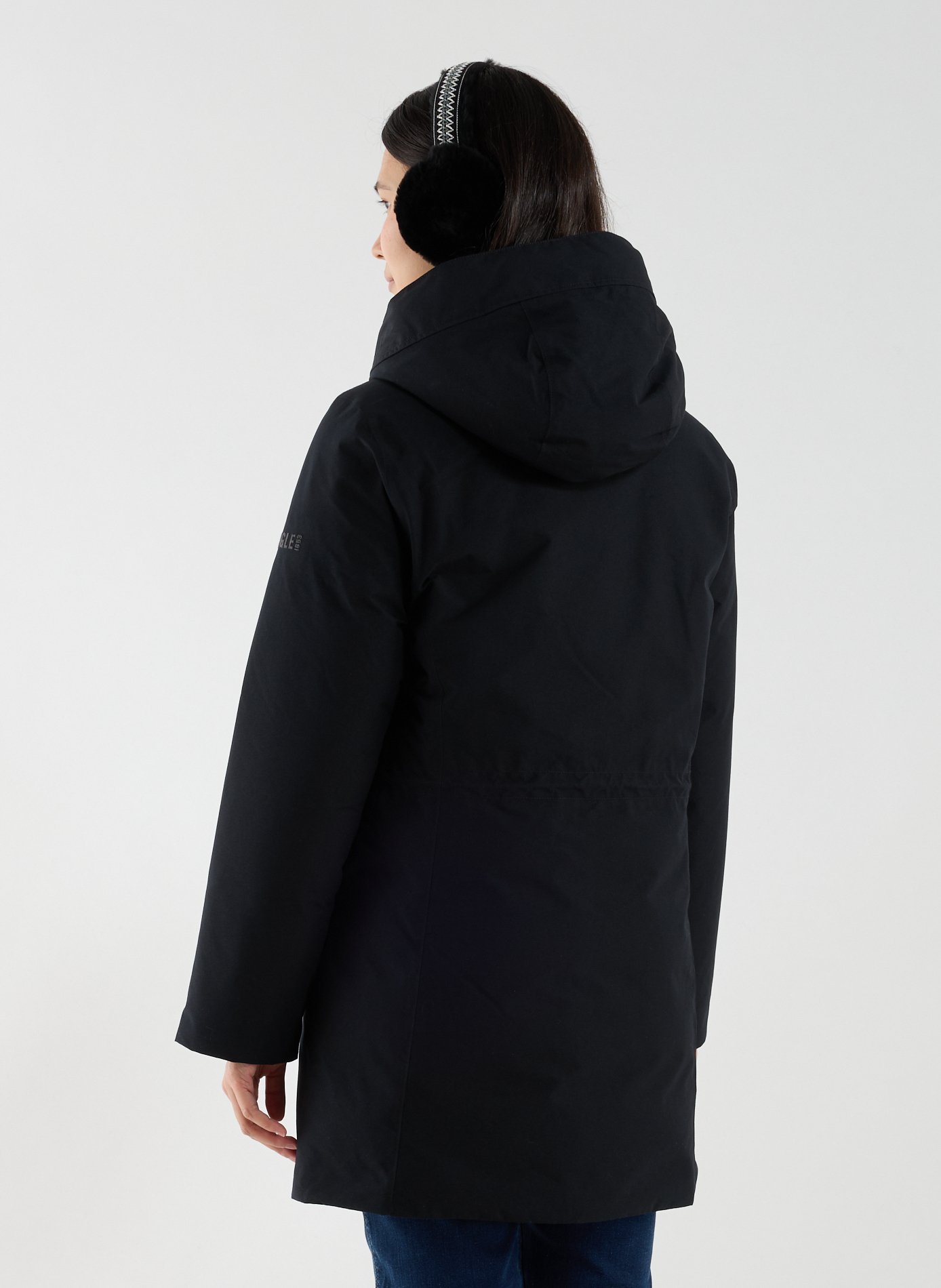Parka duvet ajustée GORE-TEX AIGLE Noir