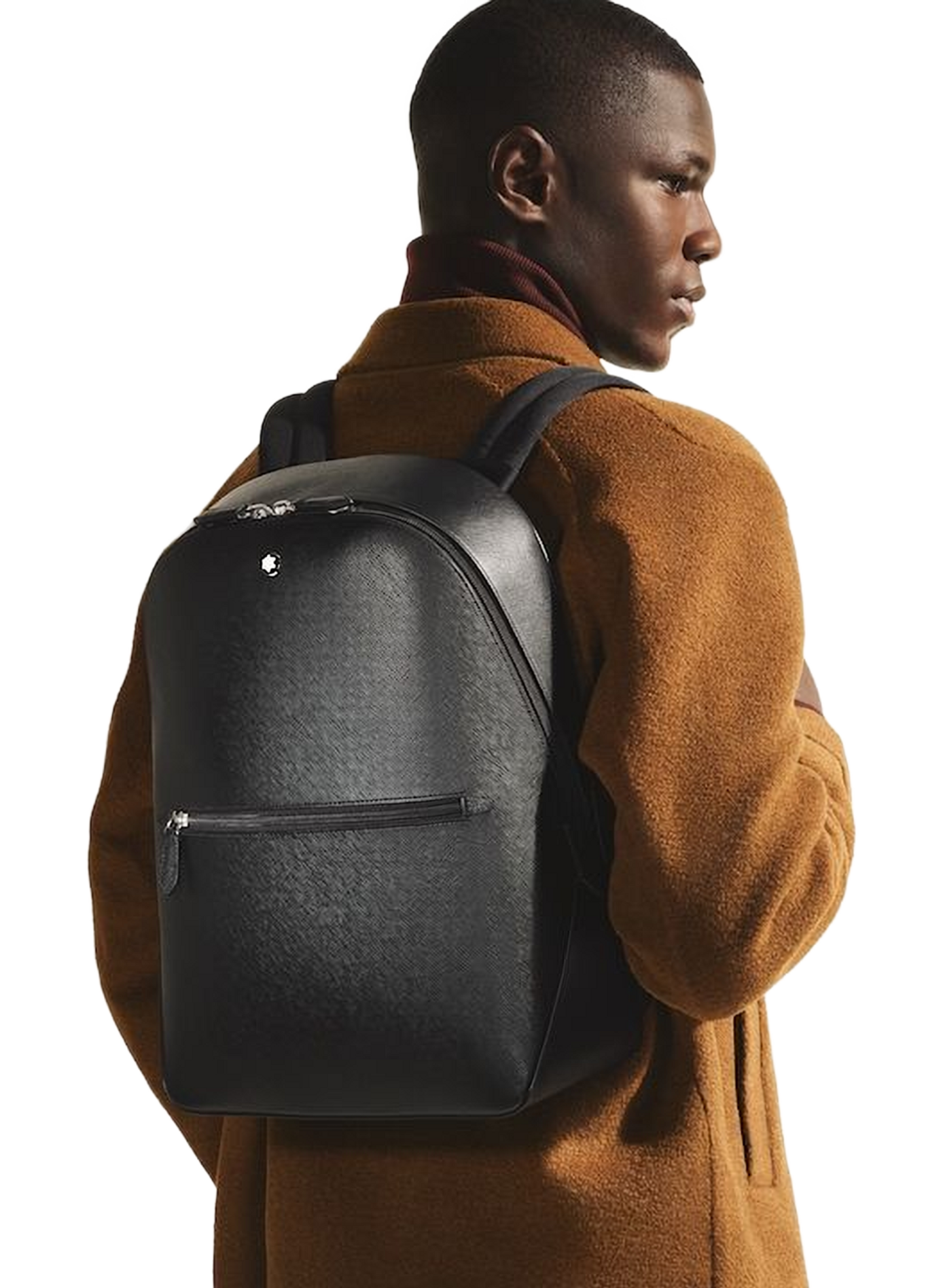 Leather backpack MONTBLANC Black