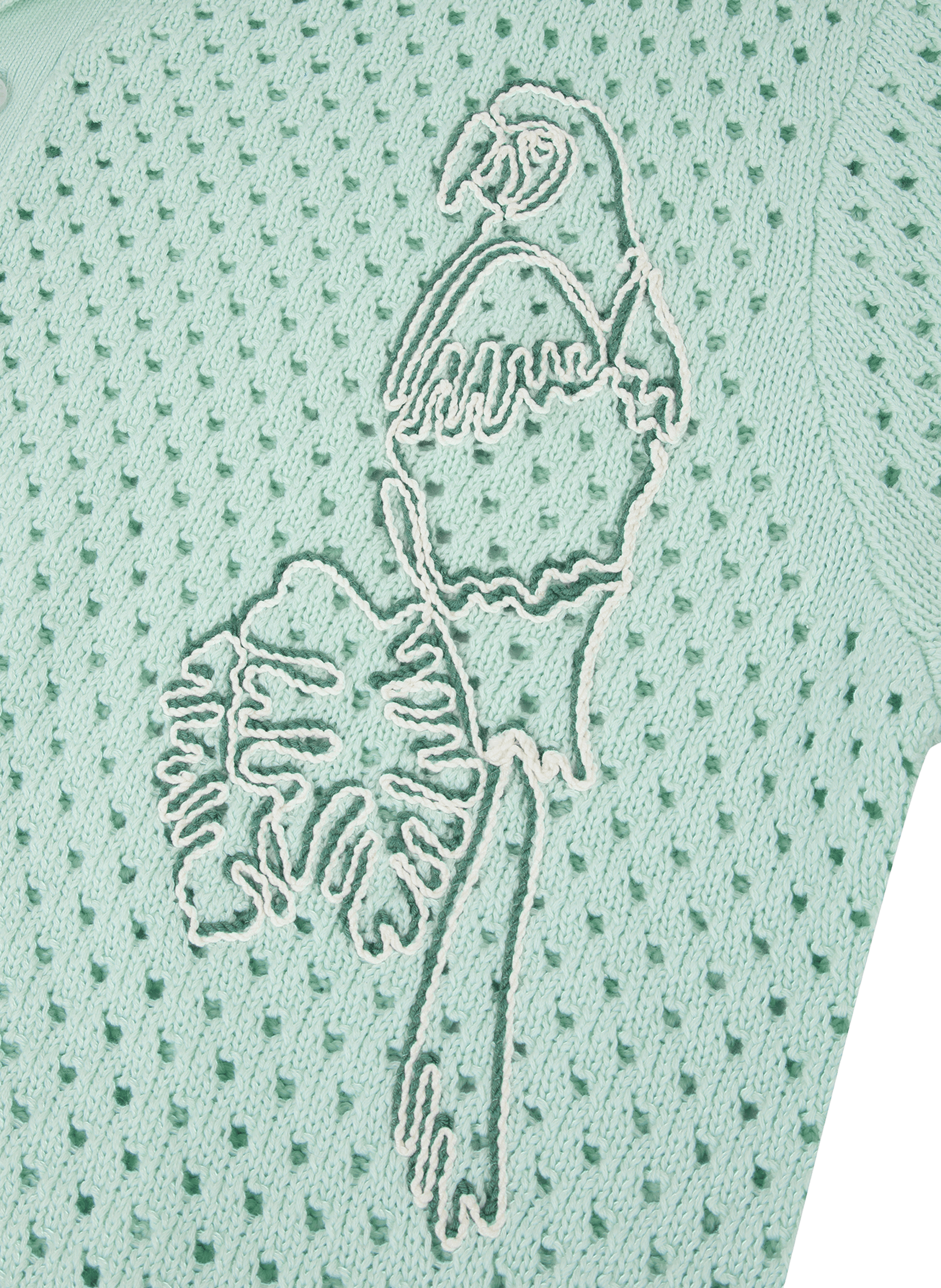 Chemise ajourée en coton MAISON LABICHE Vert