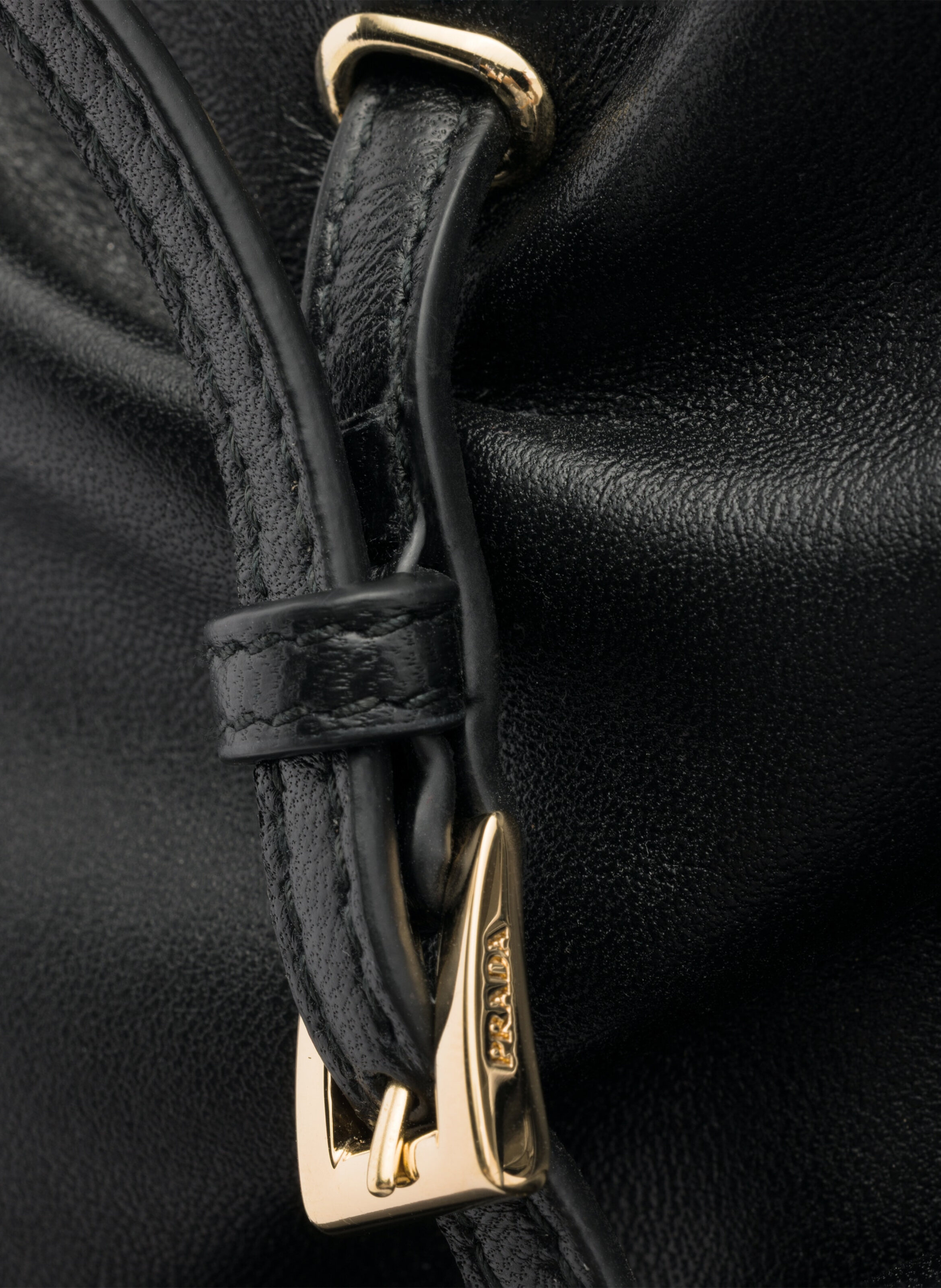 Grand cabas prada dada en cuir nappa PRADA Noir