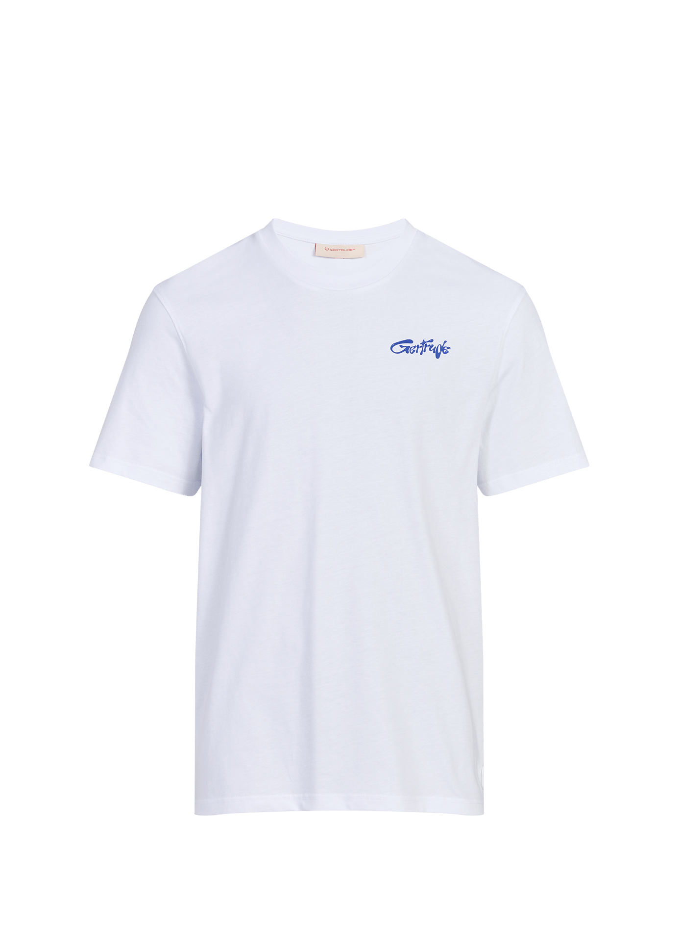 Printed cotton T-shirt LEONCE Blanc