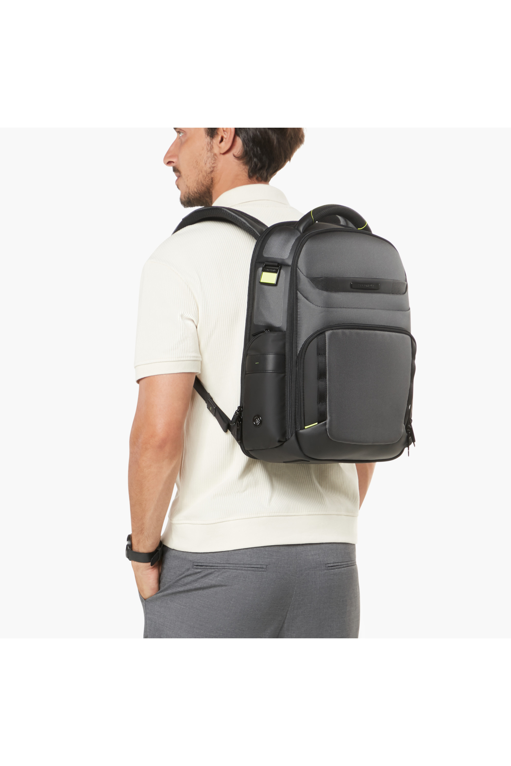 Pro-dlx 6 sac à dos ordinateur SAMSONITE Gris