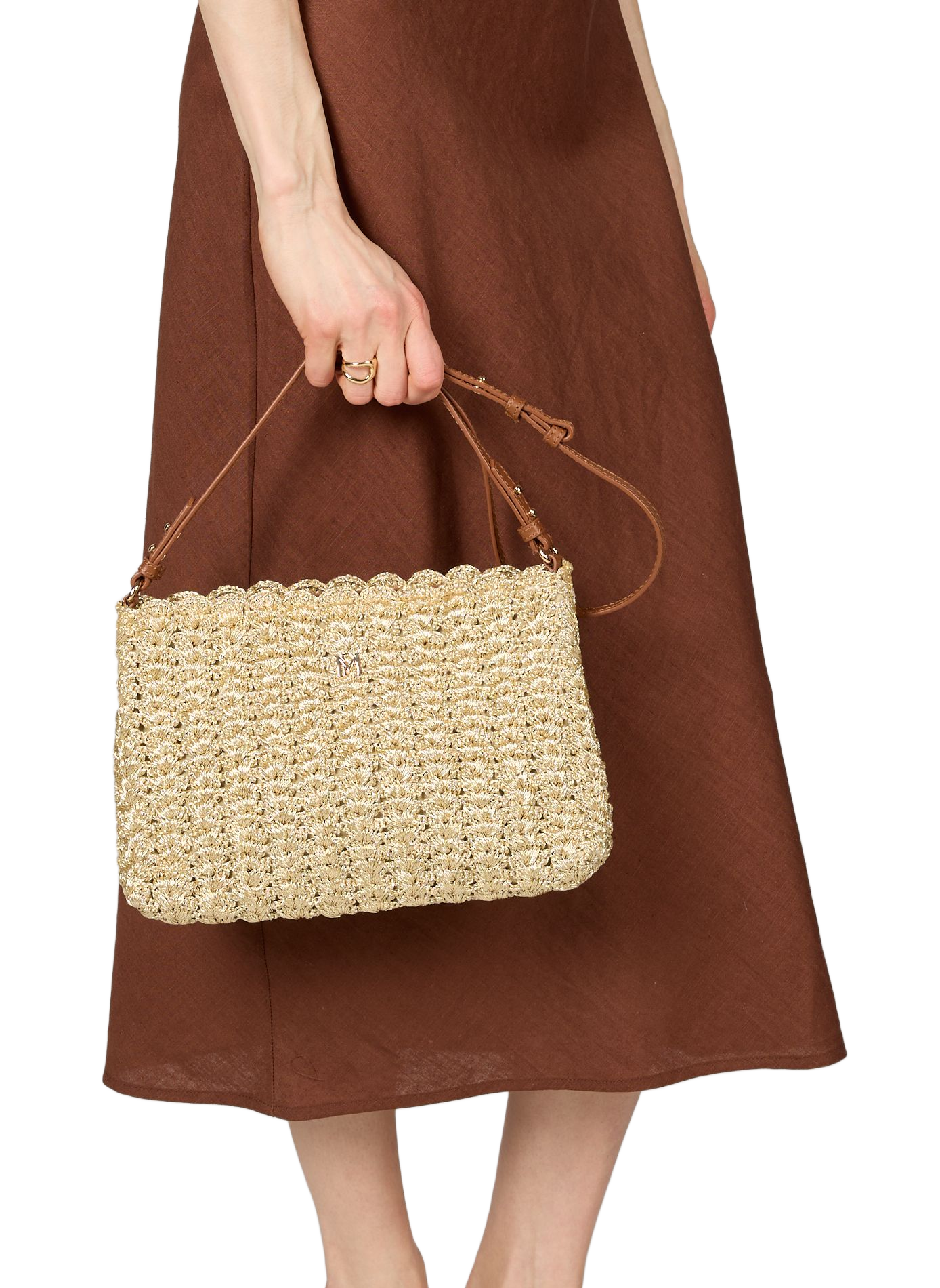 Sac à main Serion en cuir  PETITE MENDIGOTE Blanc