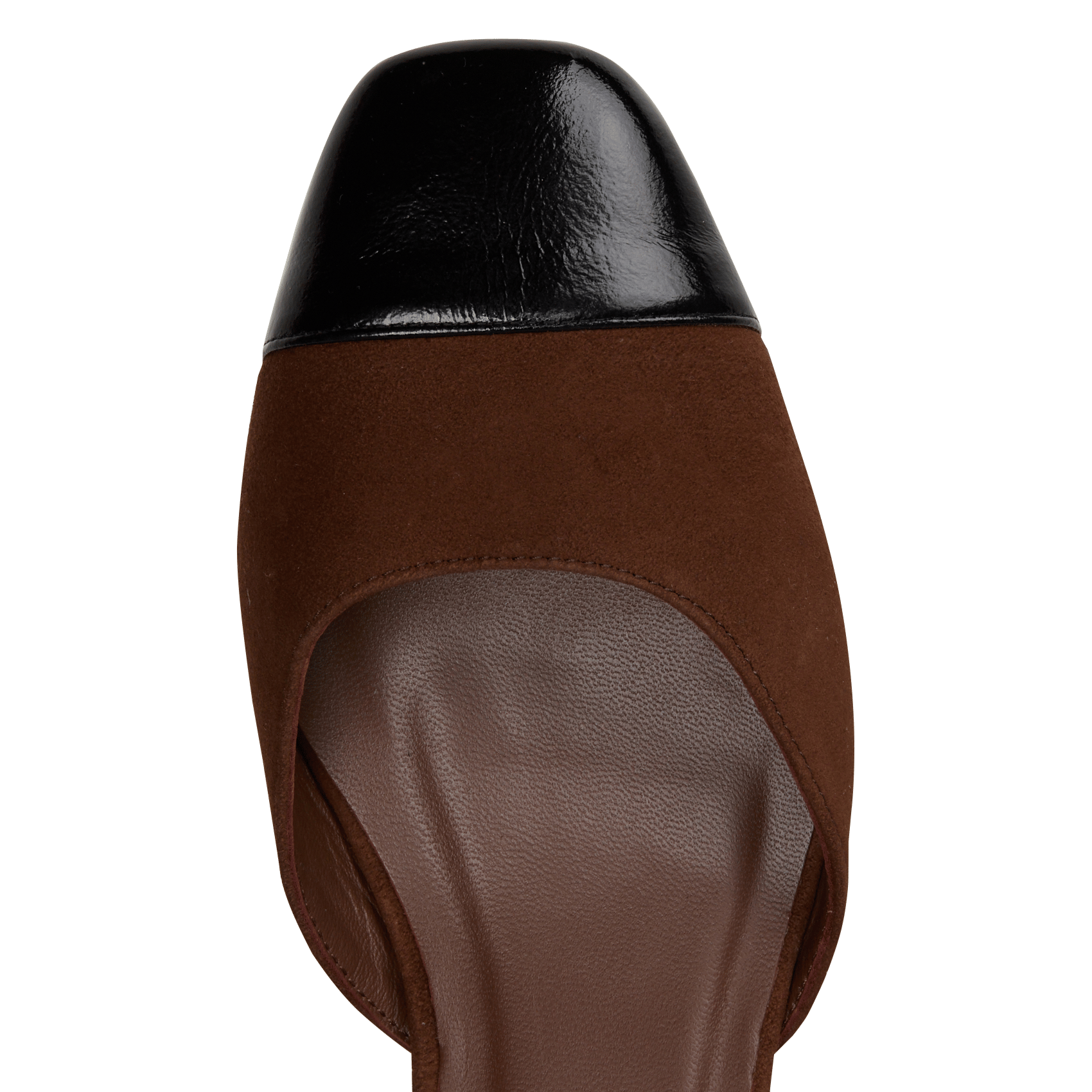 Sandales à talon en cuir n°429 RIVECOUR Marron