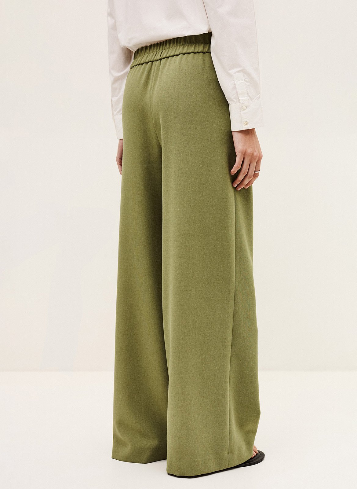 Pantalon large narlos BA&SH Kaki