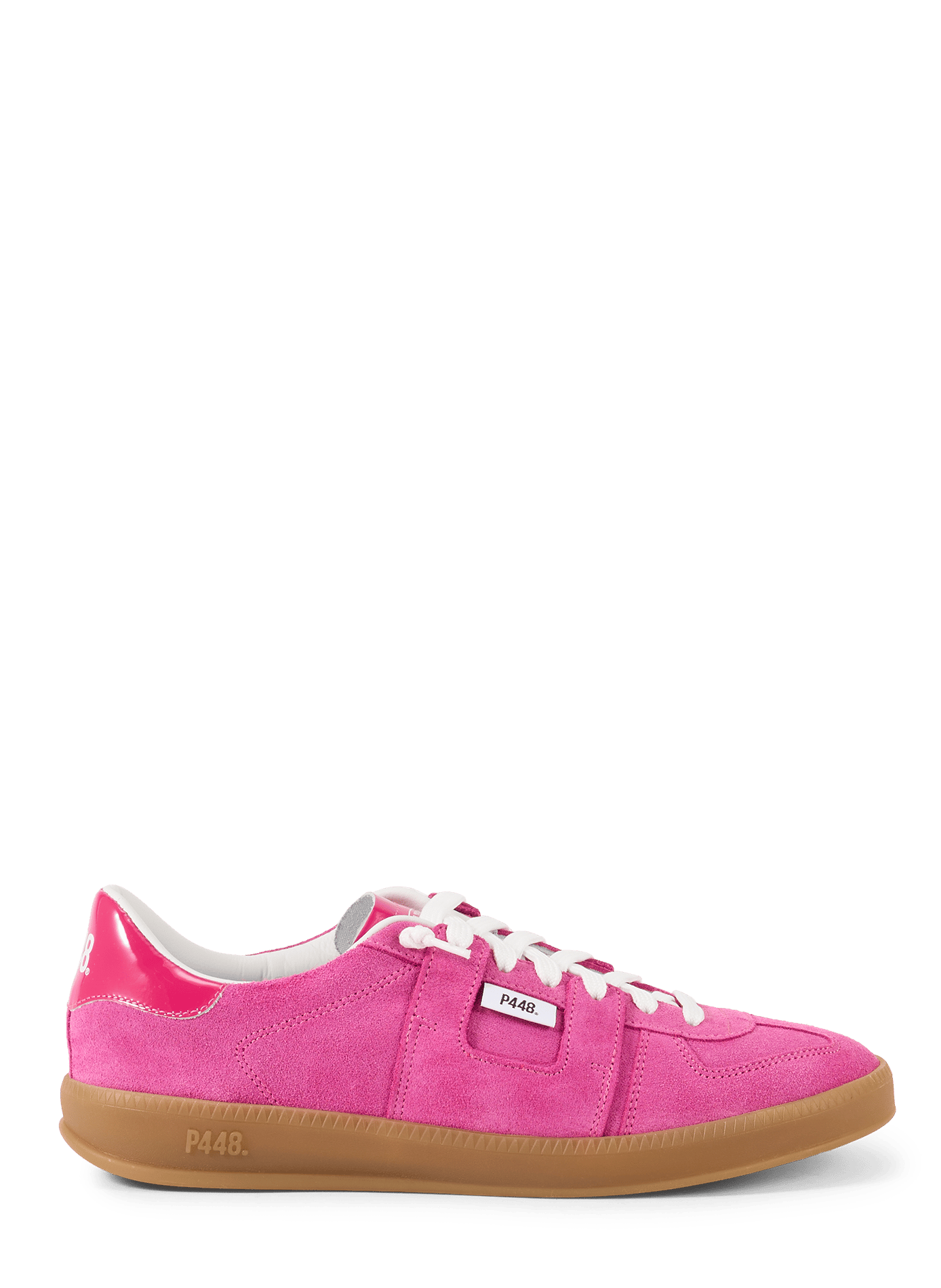 Scarpe da ginnastica Monza in camoscio P448 Rosa