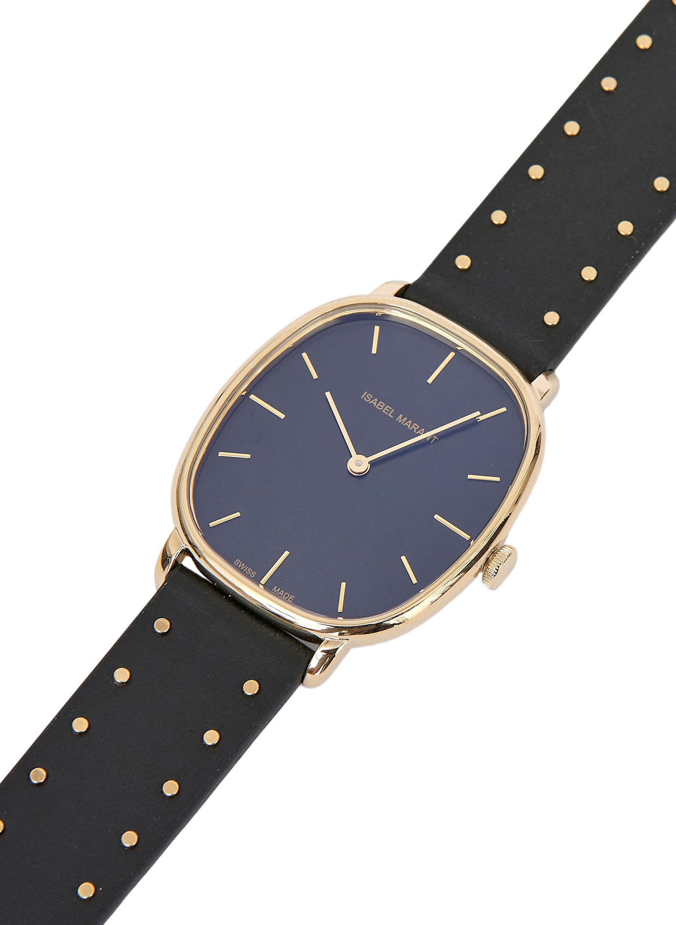 Analog leather watch ISABEL MARANT Black