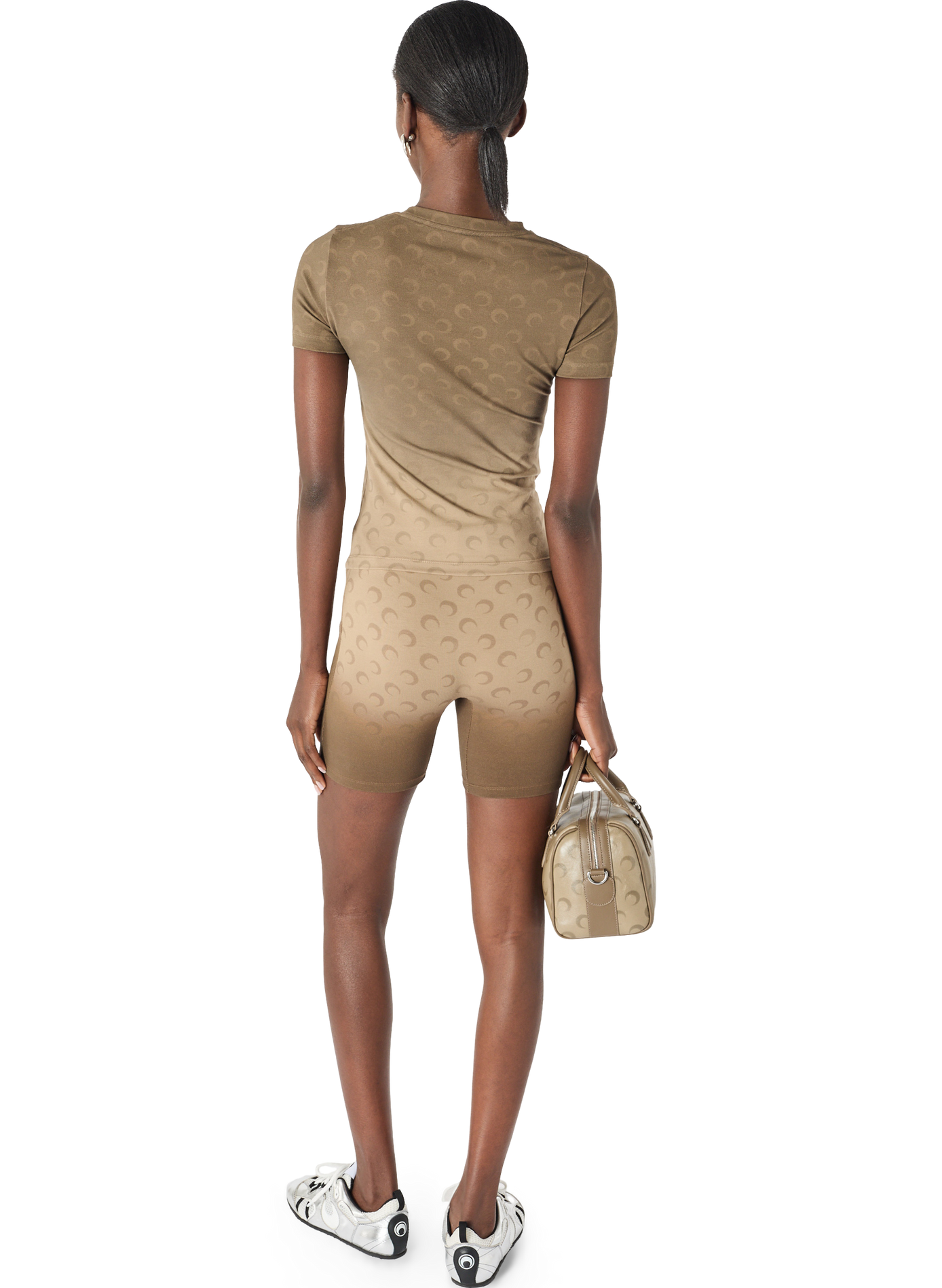 Mini-short moon délavé MARINE SERRE Beige