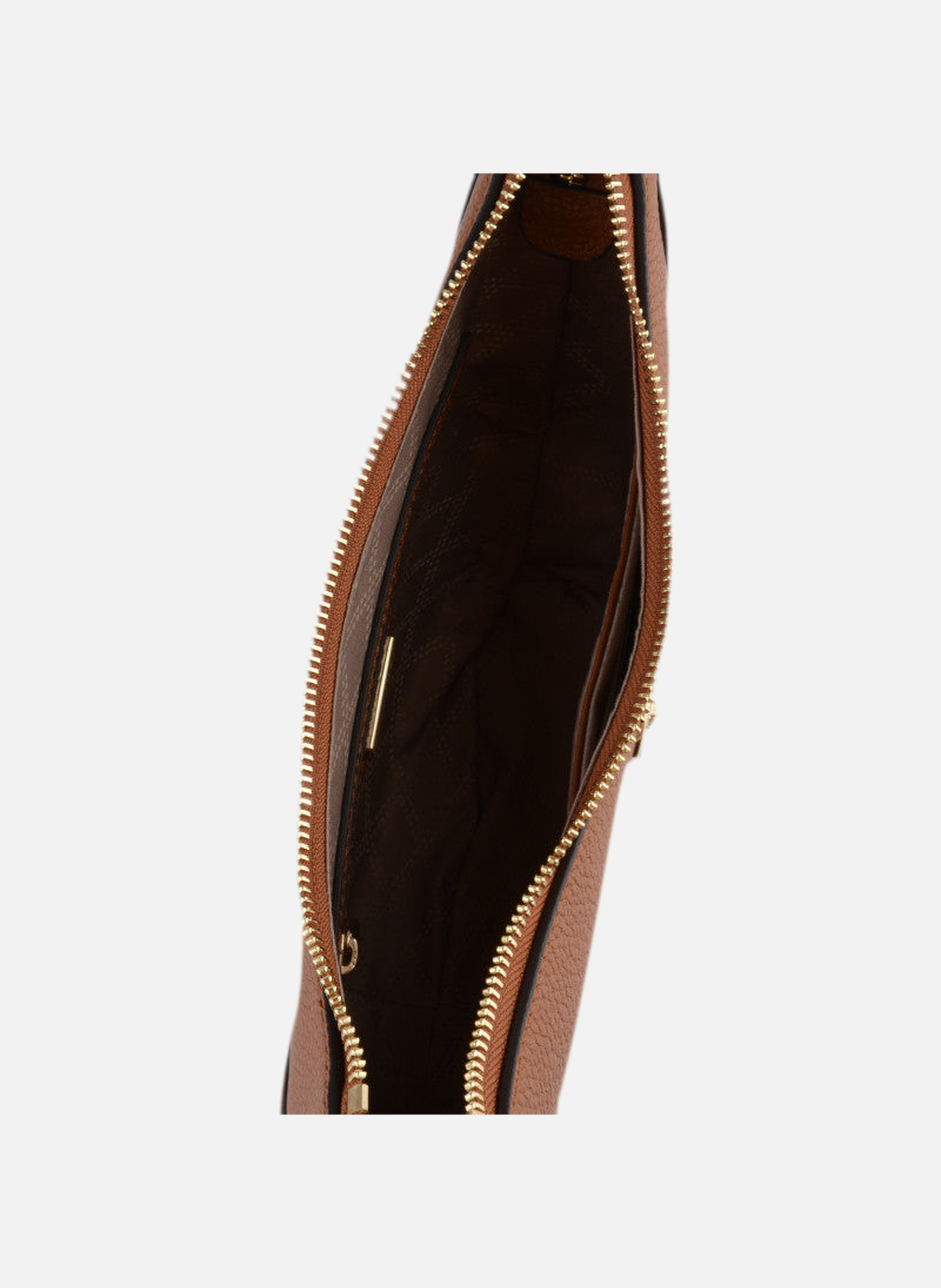 Image | sac porté épaule en cuir de vachette POURCHET Marron