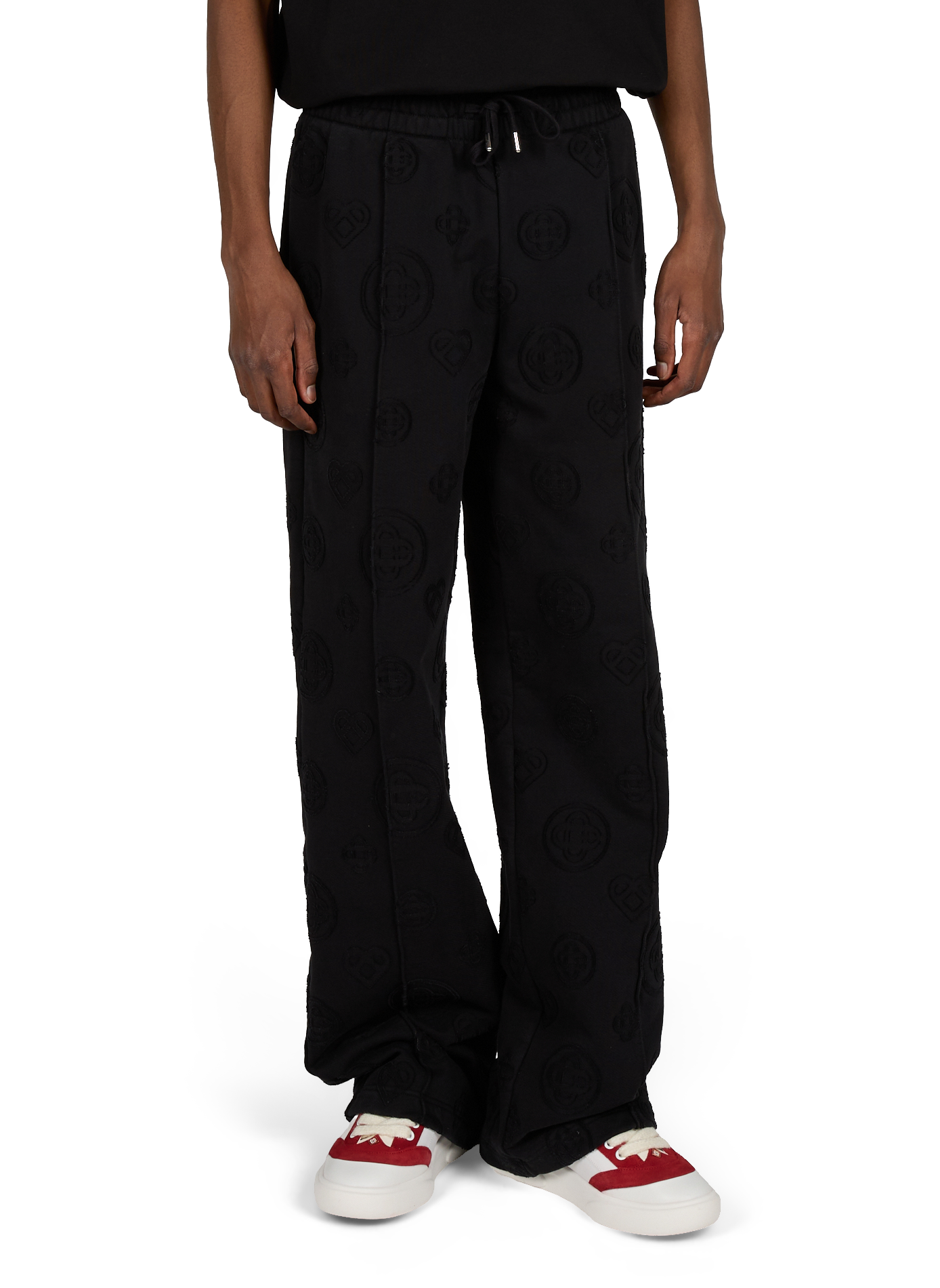 Logo-Baumwollhose CASABLANCA PARIS Schwarz