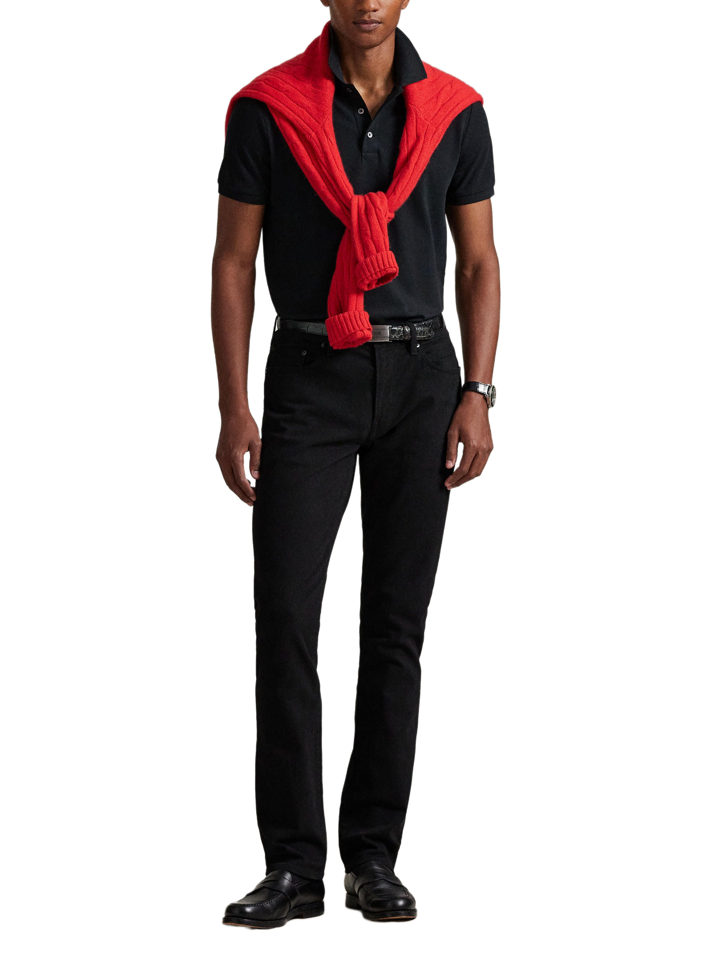 Logo polo | Black POLO RALPH LAUREN Men