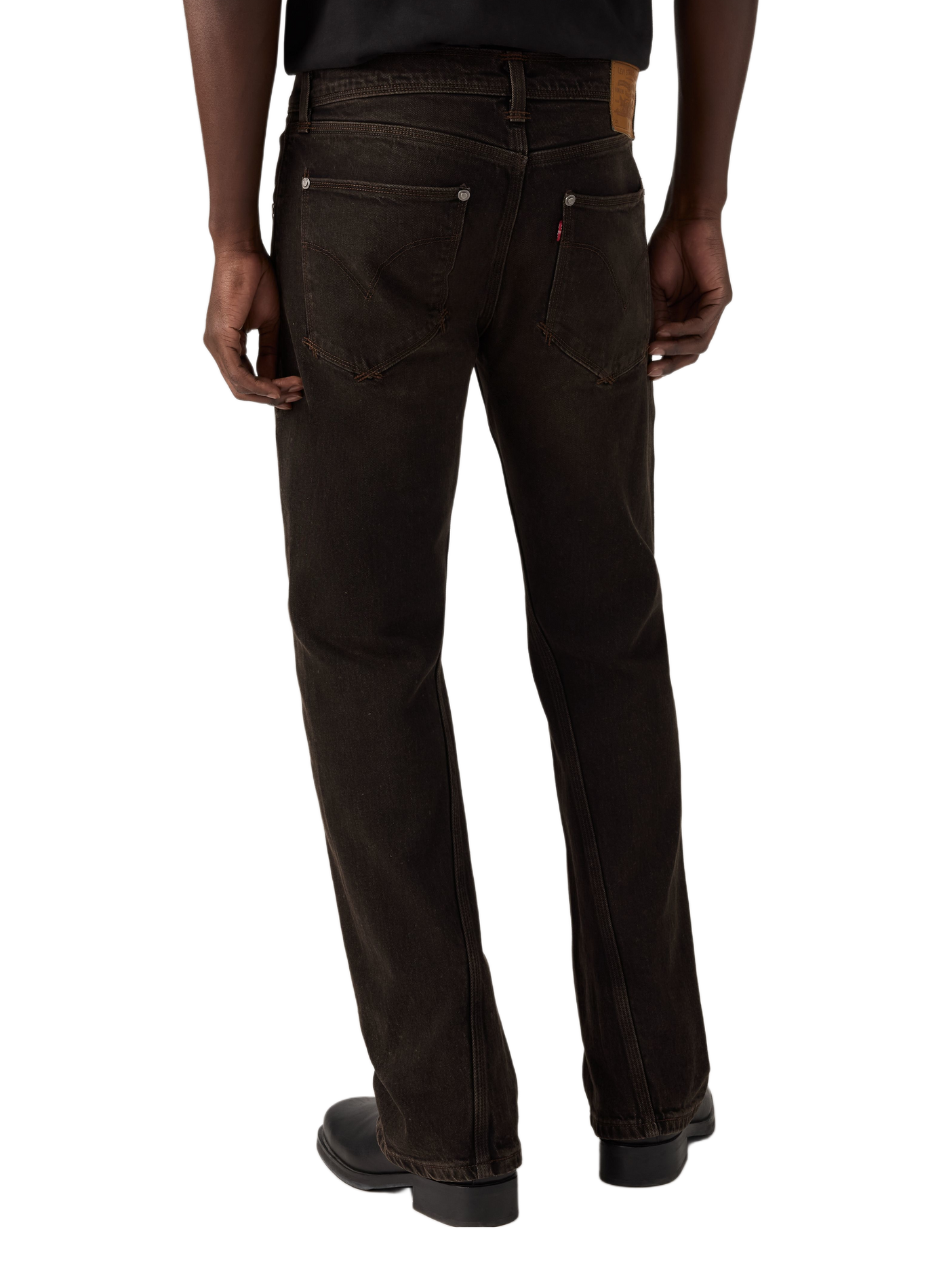 Bootcut-Jeans aus Baumwollmischung LEVI'S Schwarz