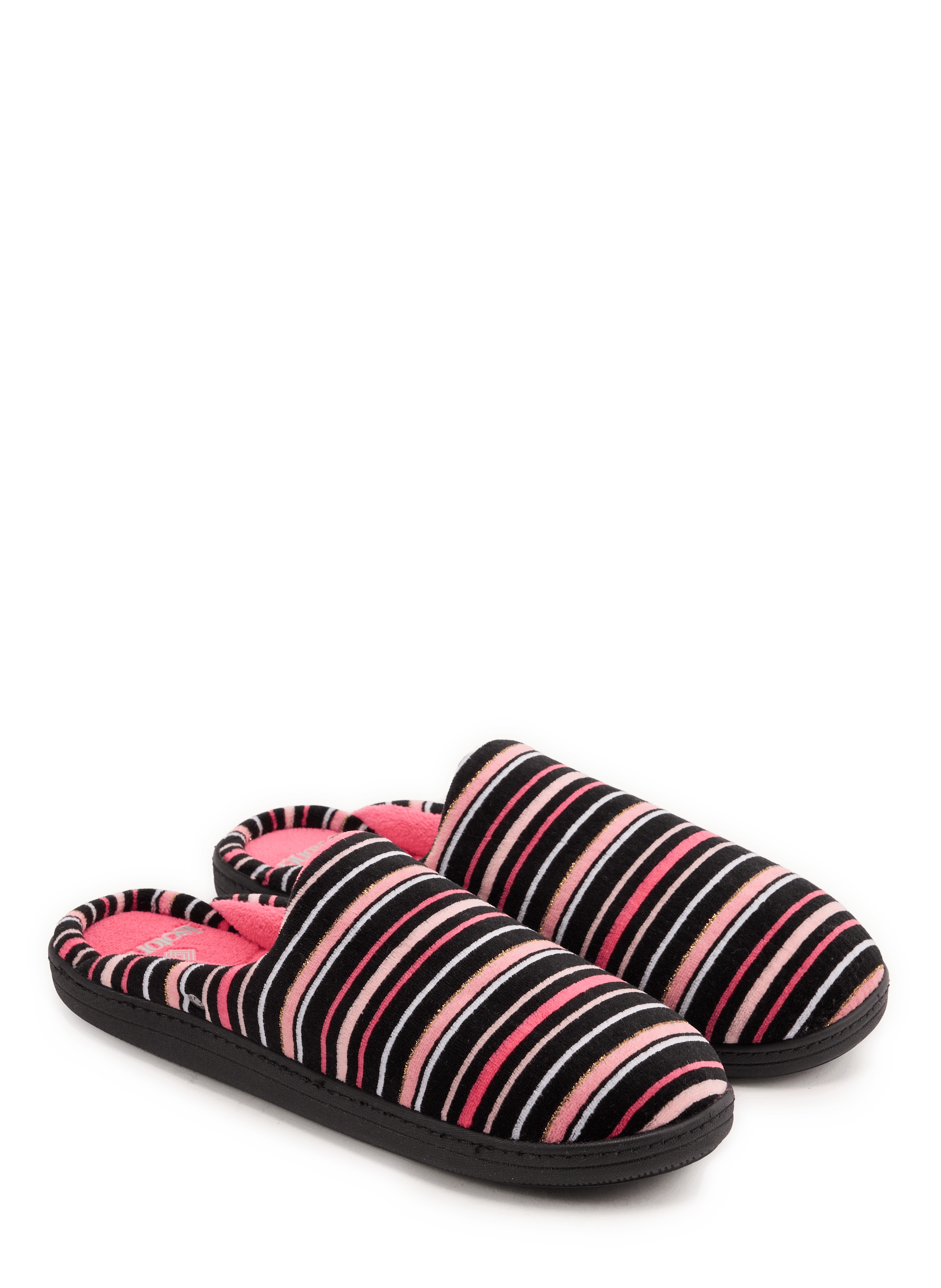 Flat striped slippers ISOTONER Multicolour