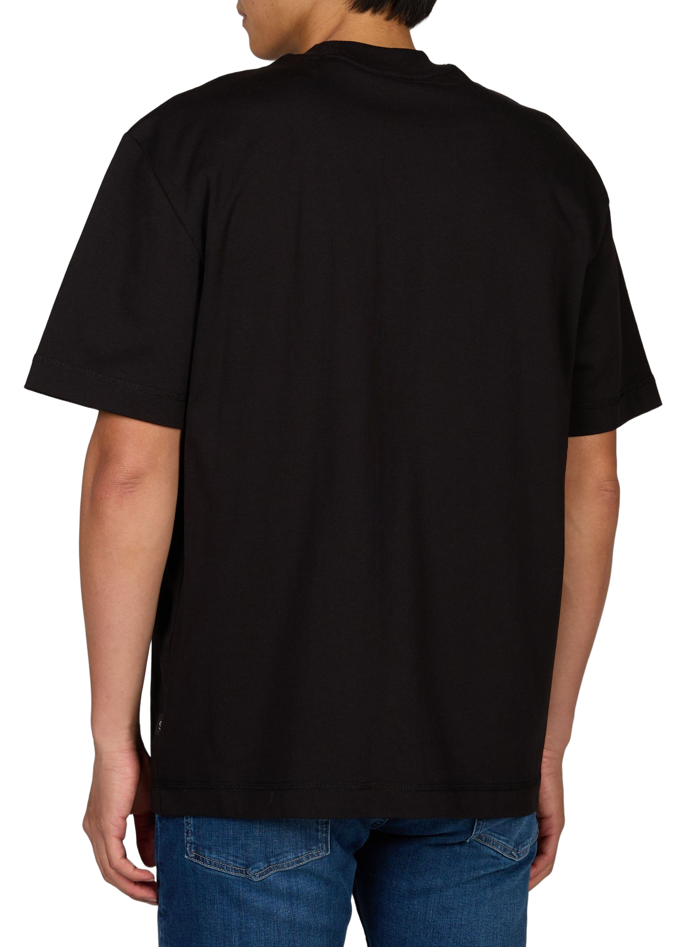 T-shirt imprimé en coton bio LES DEUX Noir