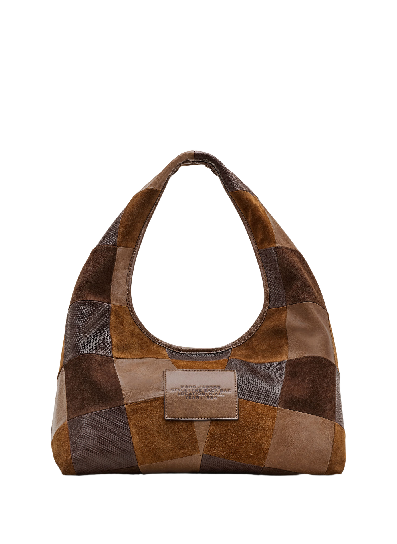 Handtasche The Patchwork aus Leder MARC JACOBS Braun