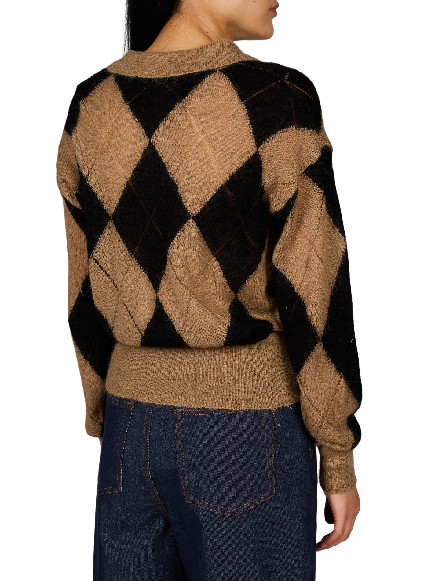 V-Ausschnitt-Pullover ARTLOVE Beige