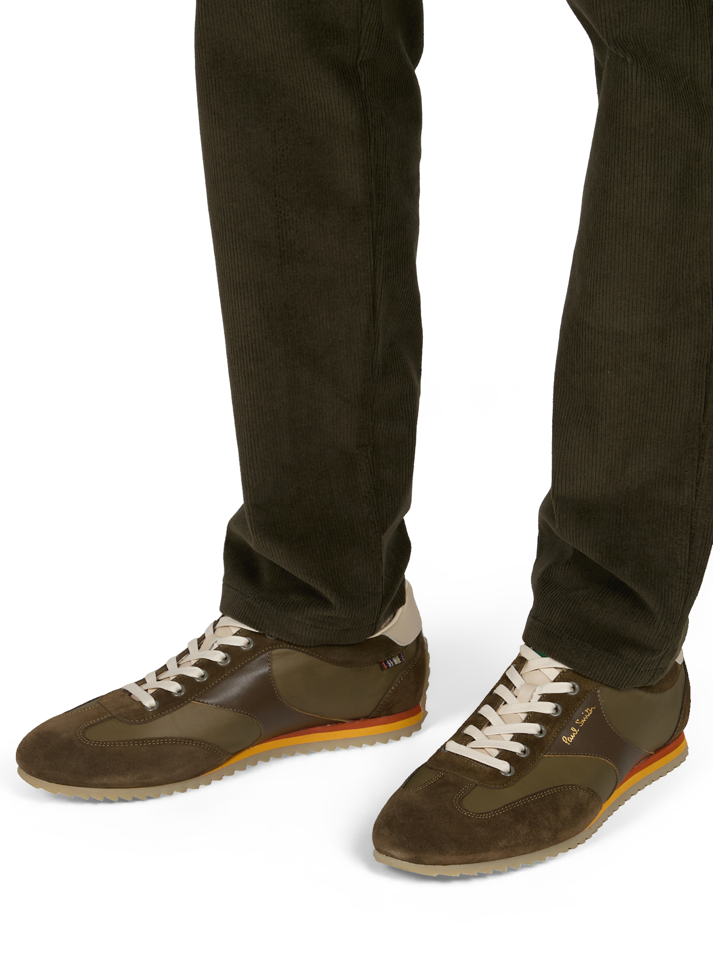 Low-top lace-up sneakers PAUL SMITH Brown