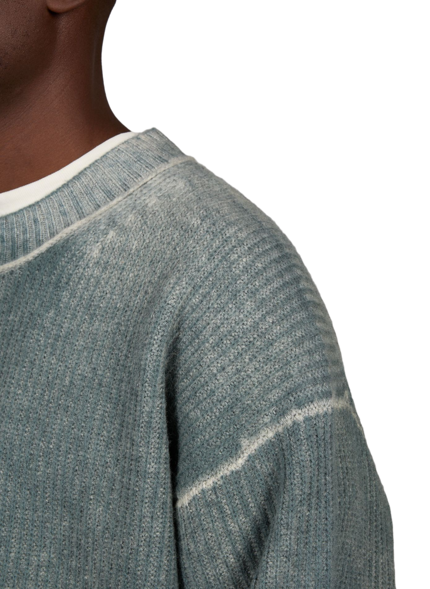 Wollstrickpullover REPRESENT Blau