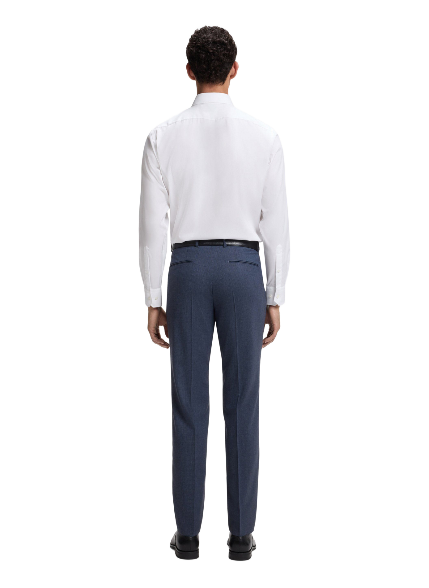 Straight cotton shirt | White BOSS Men