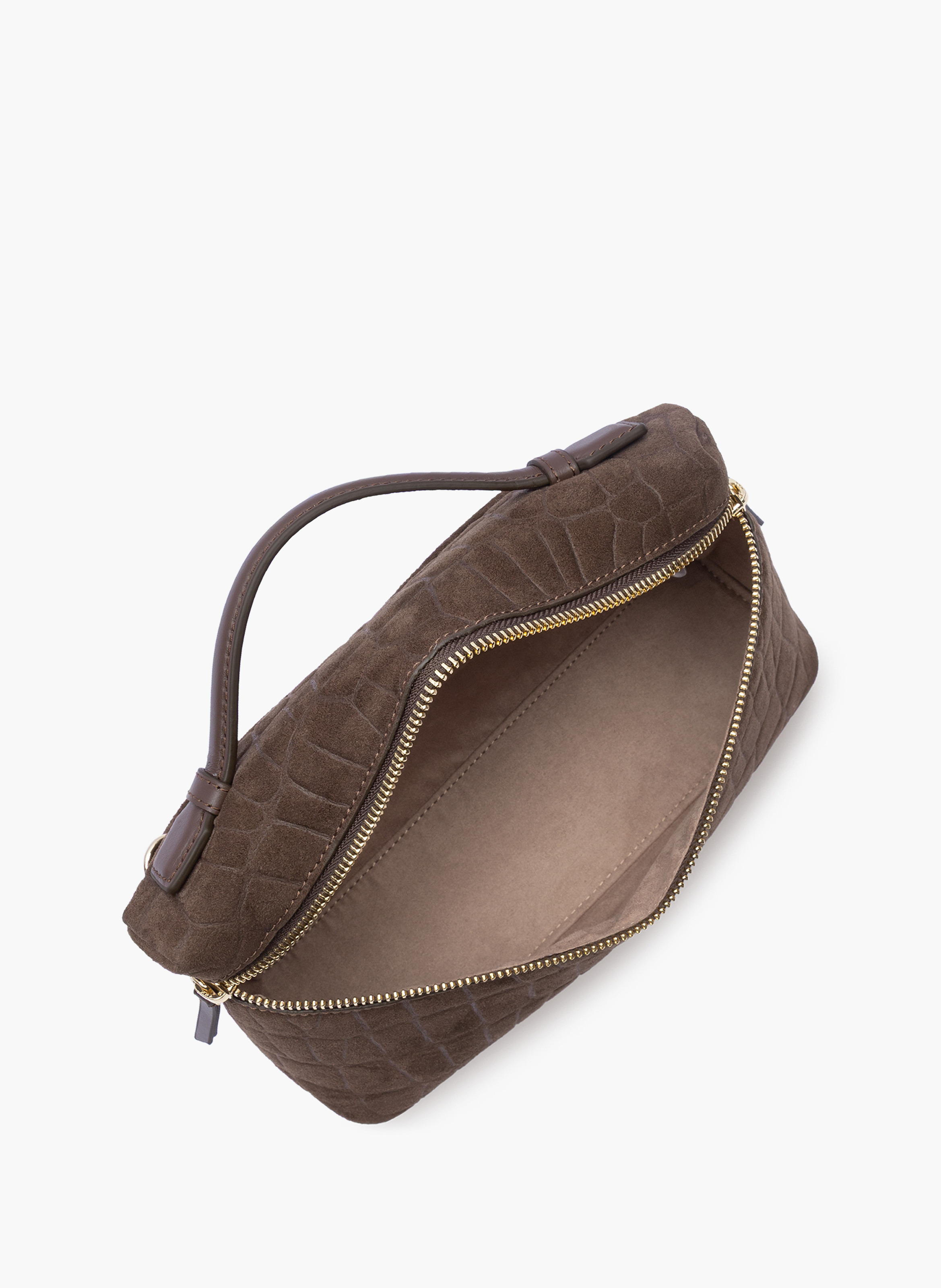 Sac boite - suède exo LANCASTER Marron