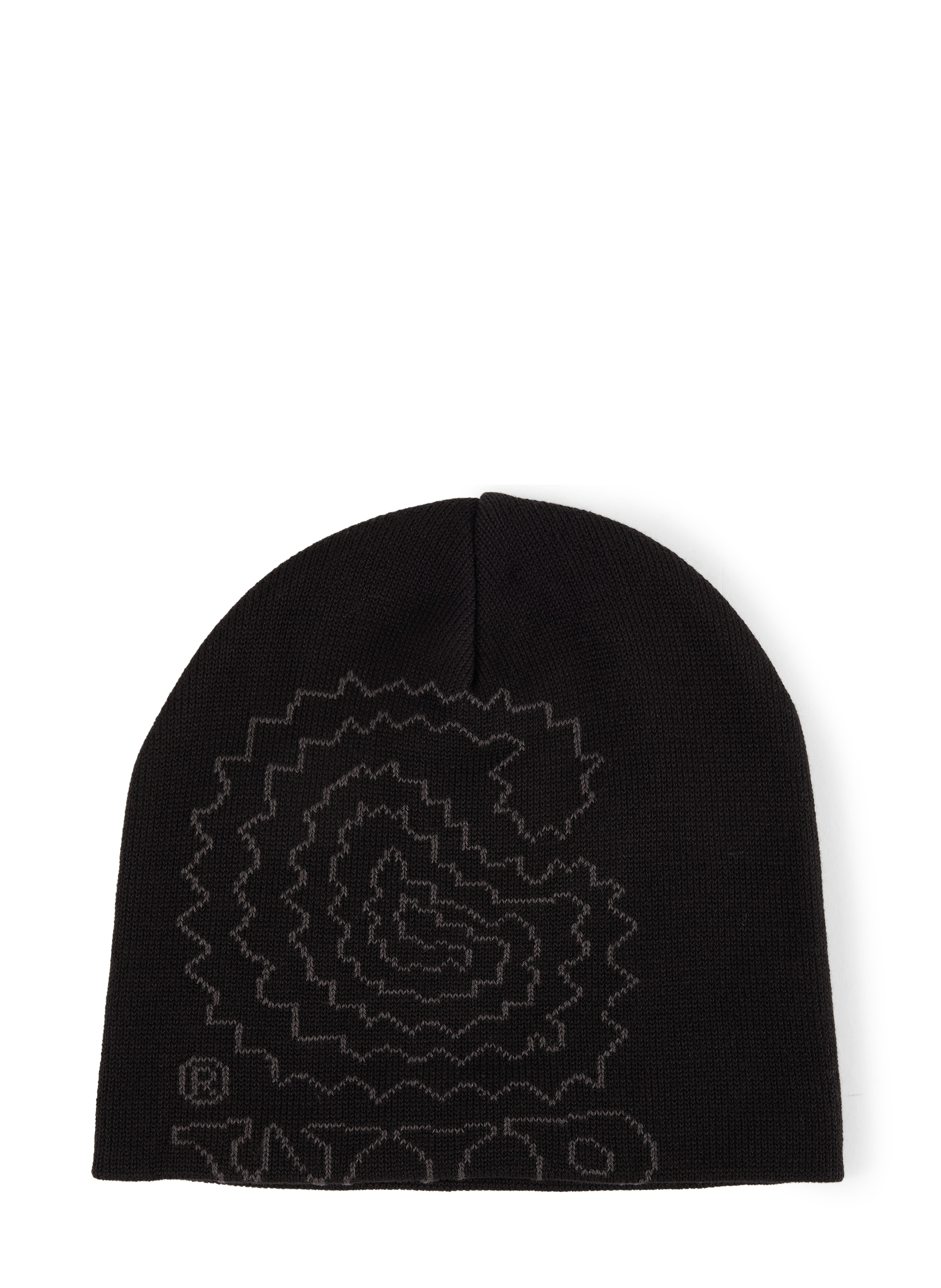 Bonnet en maille imprimé CARHARTT WIP Zwart