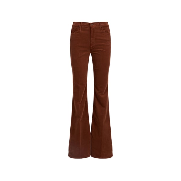 Pantalon boot-cut en coton mélangé Pantalon boot-cut en coton mélangé
