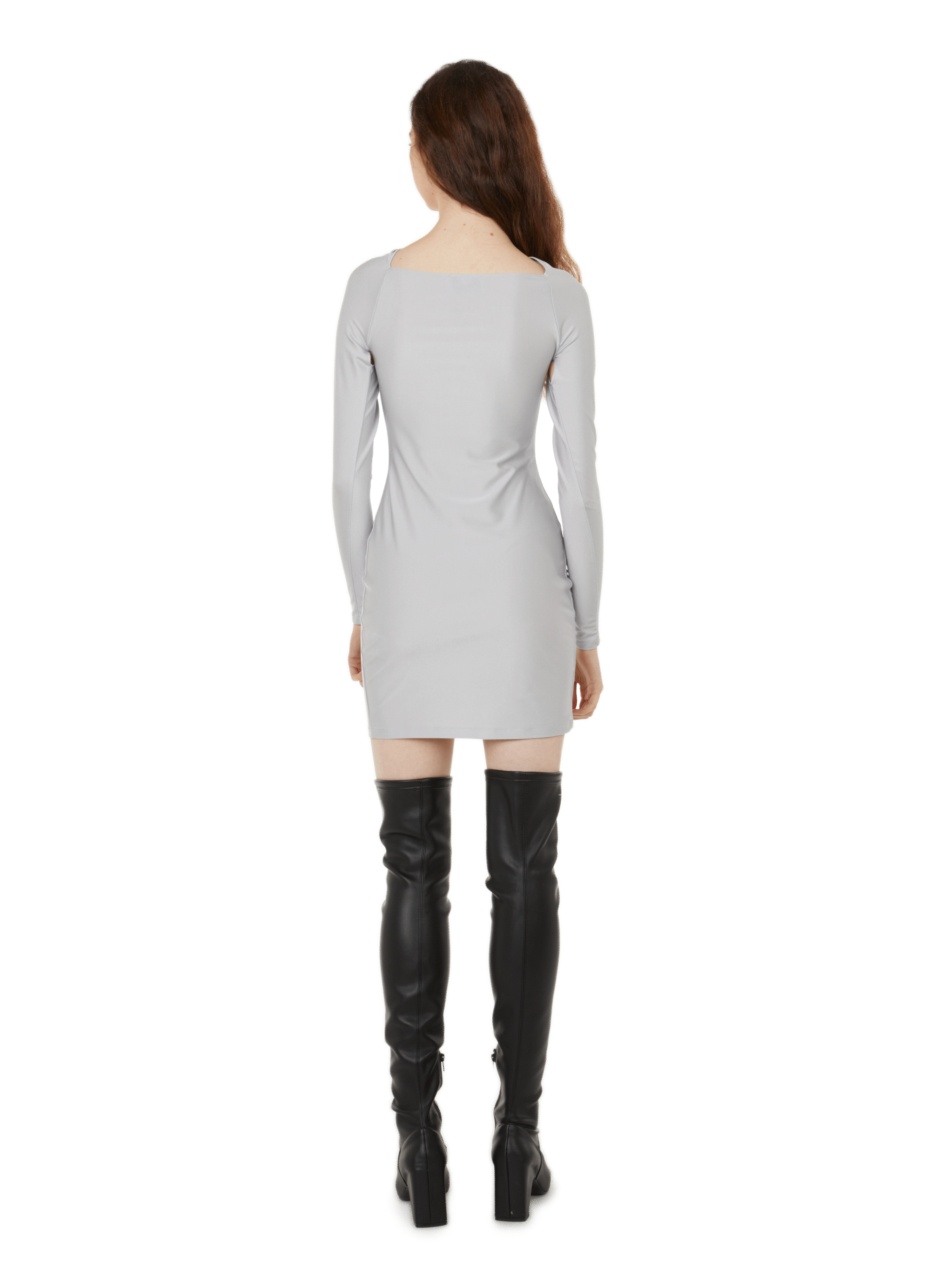 Mini dress with twisted detail  COPERNI Grey
