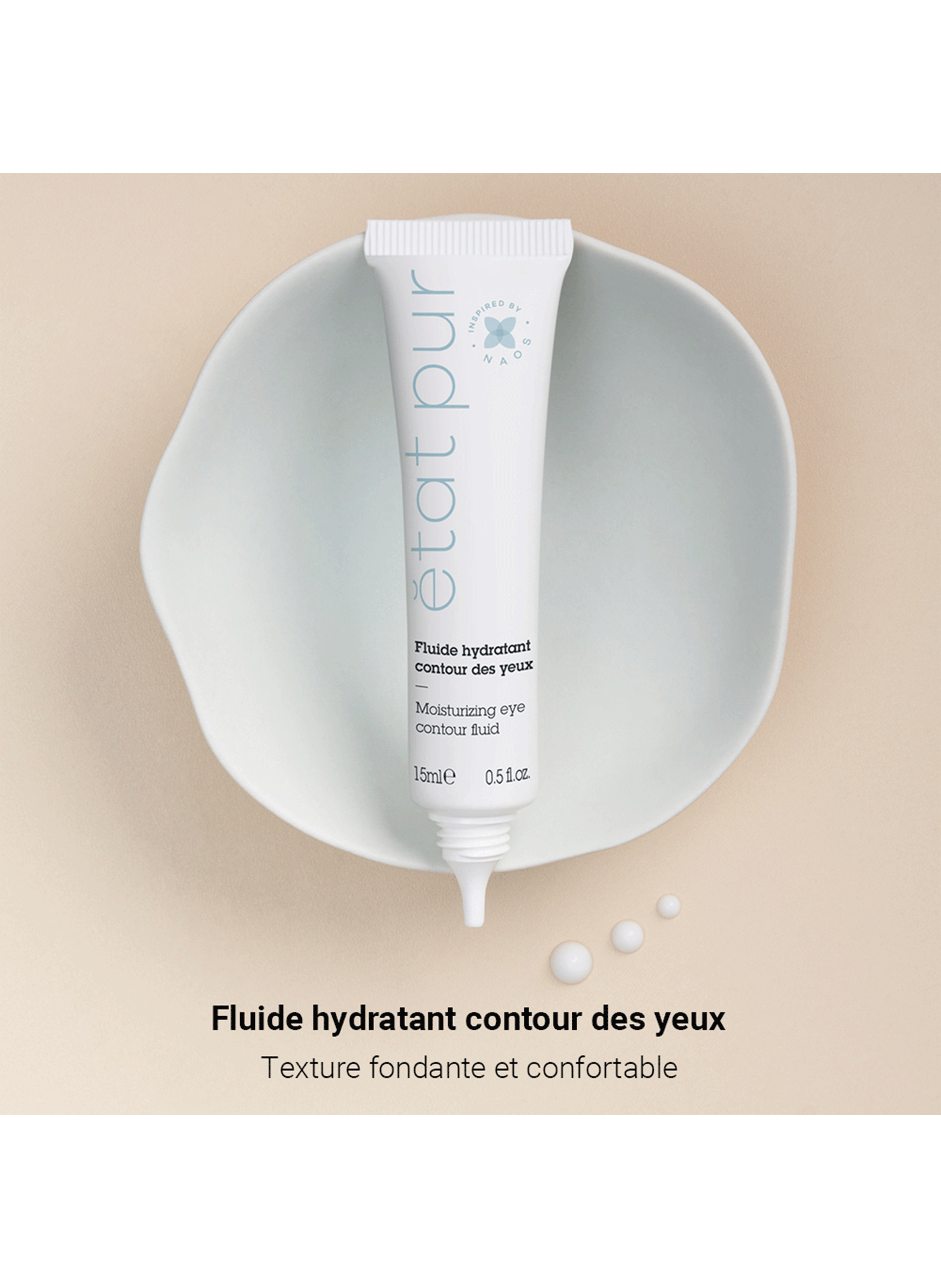 Le fluide hydratant contour des yeux ETAT PUR No color