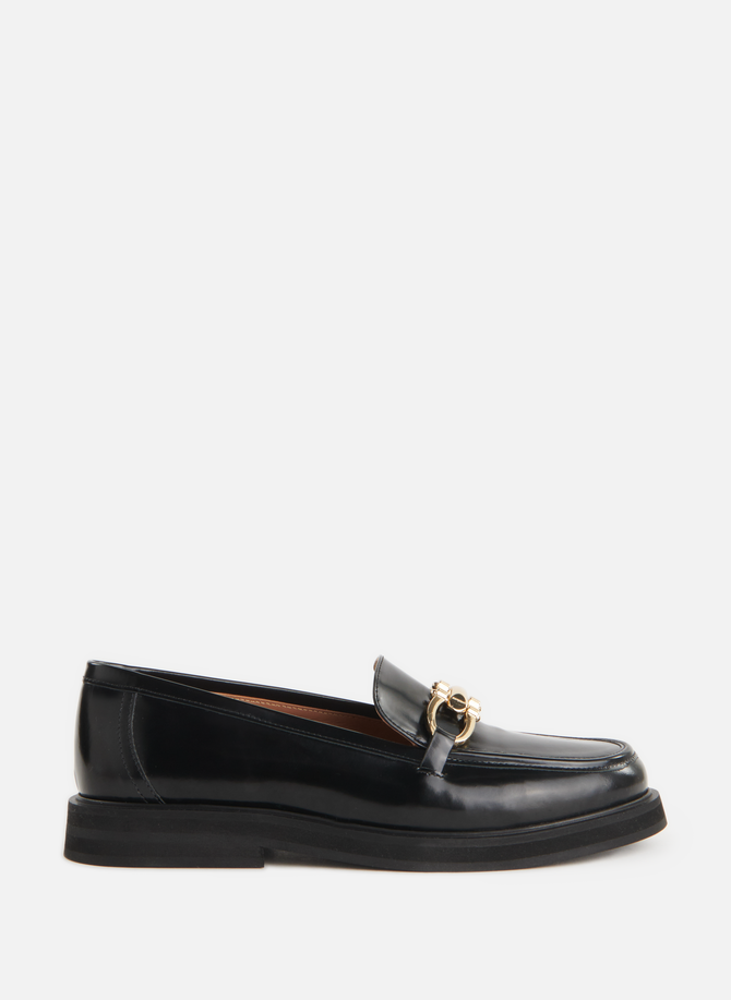 FLATTERED leather loafers