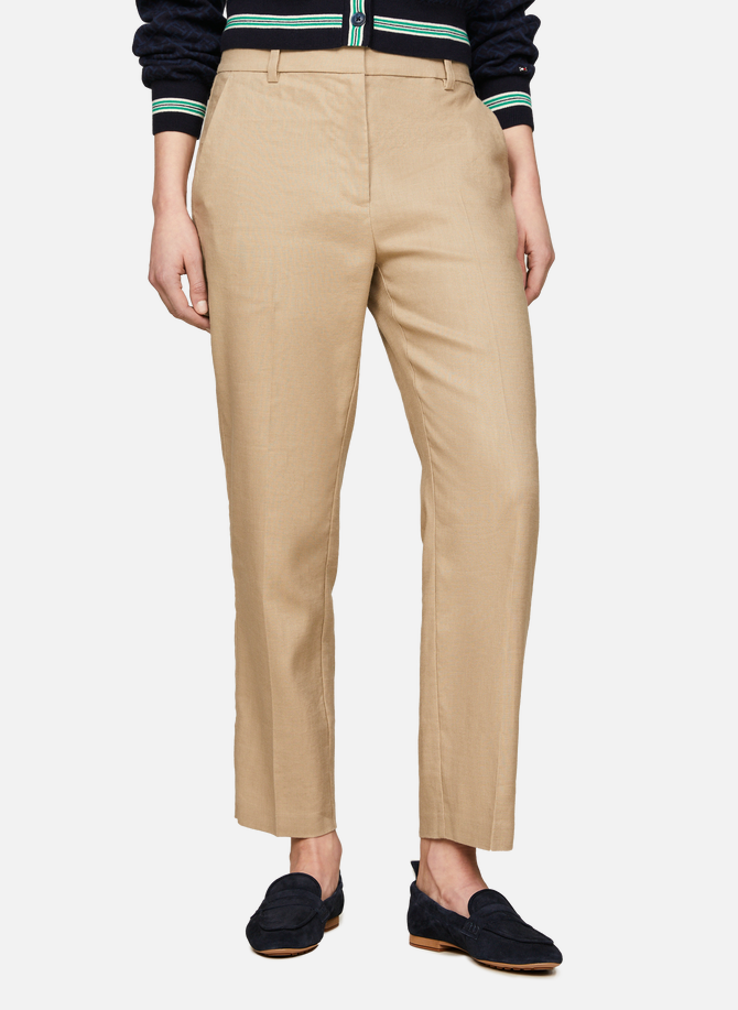 Linen-blend trousers  TOMMY HILFIGER