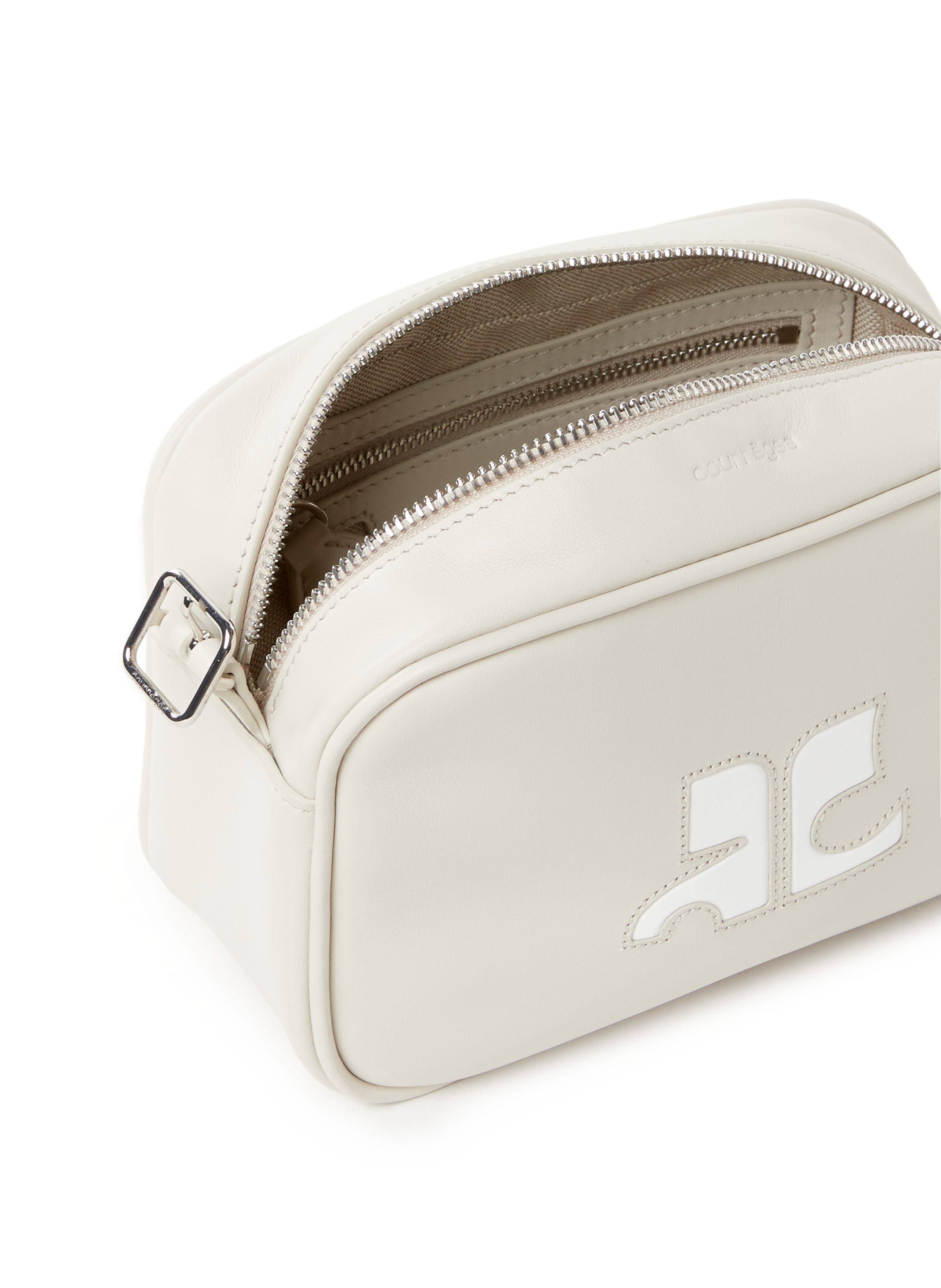 Sac à bandoulière Camera Réédition COURRÈGES Gris