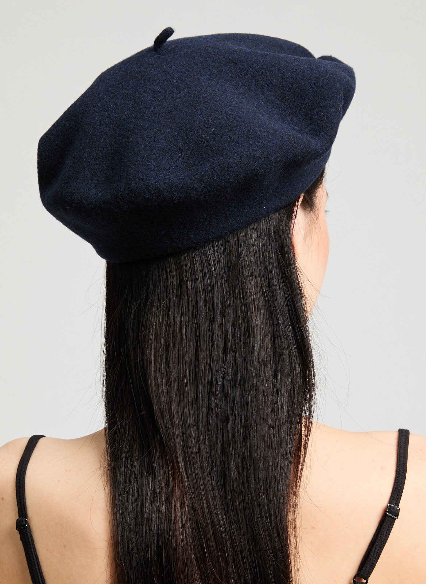 Beret en laine AU PRINTEMPS PARIS Bleu