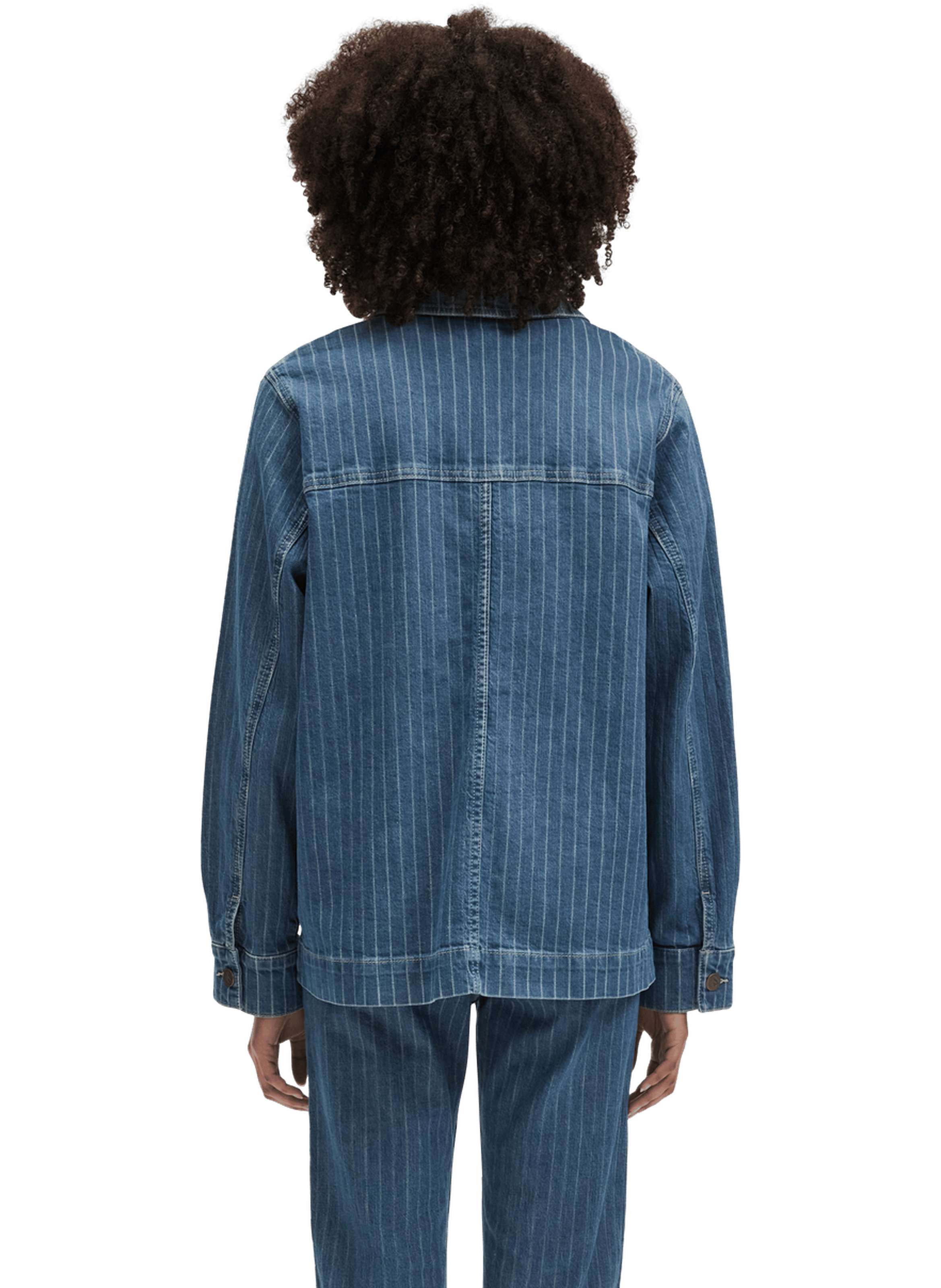 Surchemise en denim rayée - remie PABLO Bleu