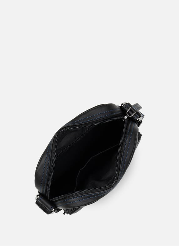 Petit sacoche - soft vintage homme | Noir by LANCASTER Petit sacoche - soft vintage homme Noir