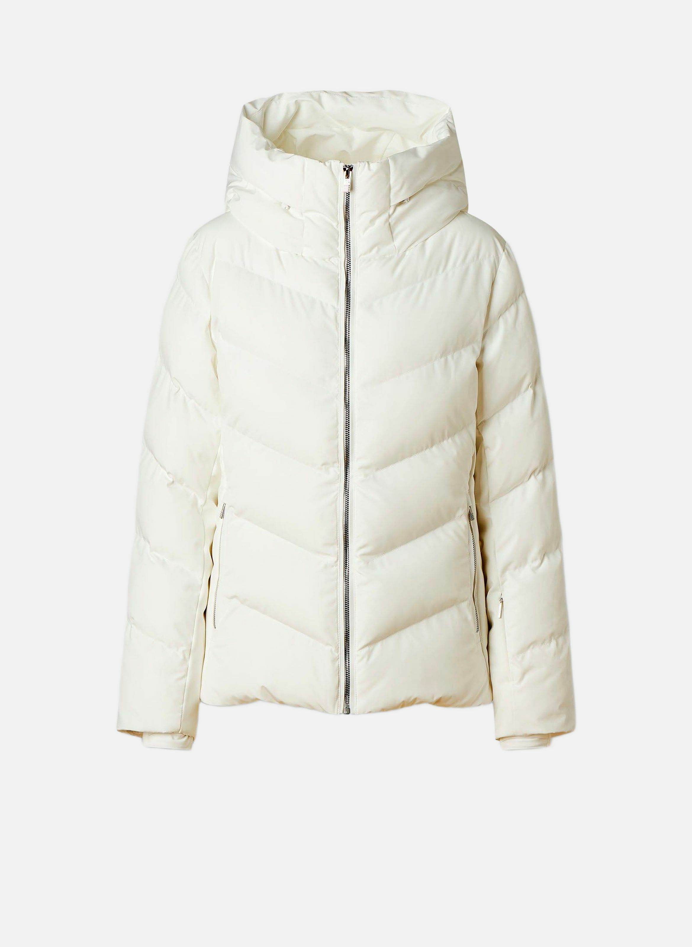 Veste de ski delphine col montant coupe ajustée FUSALP Blanc