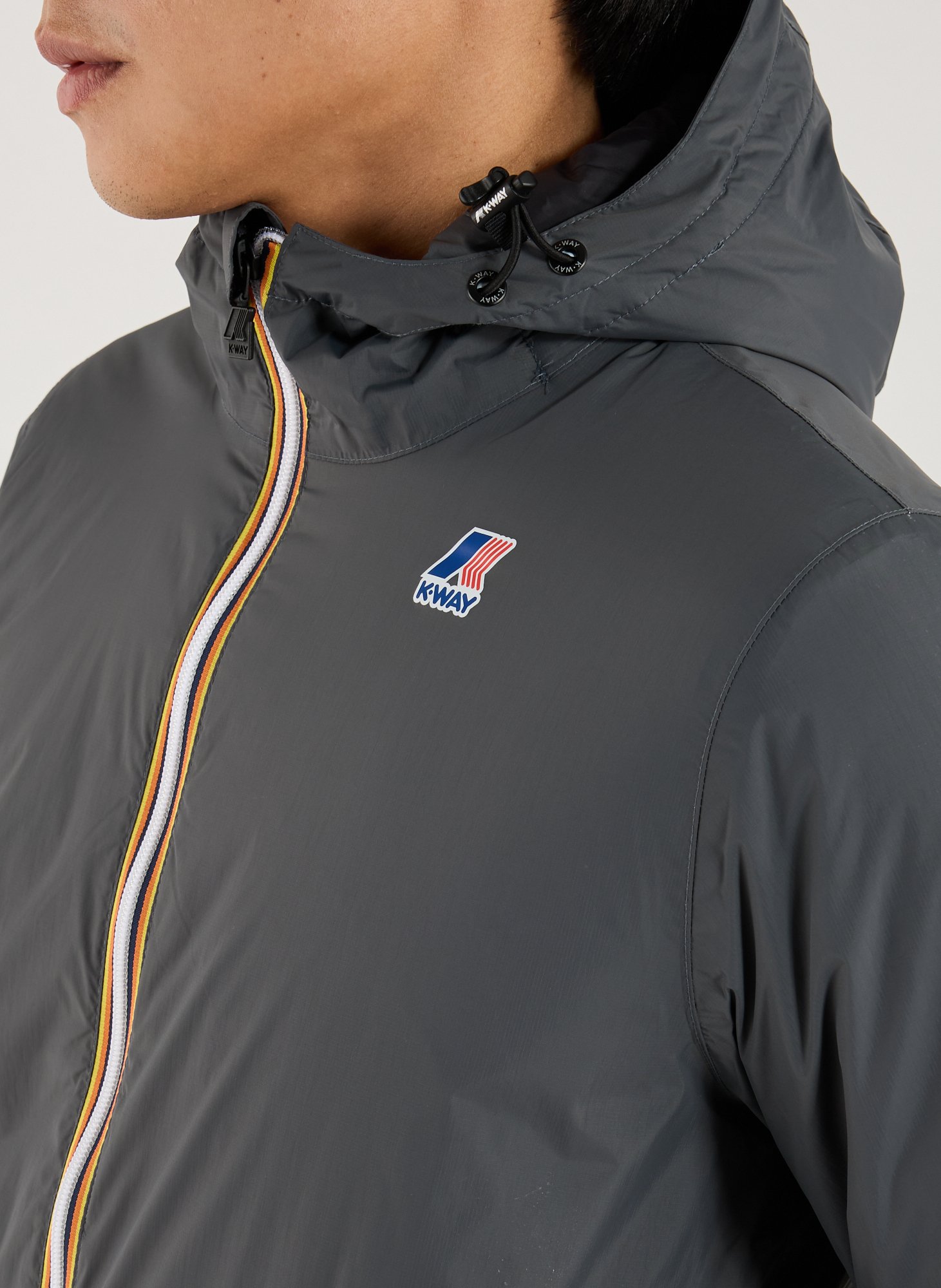 Jacket The Real Claude K-WAY Grey