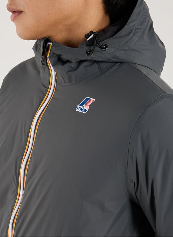 Blouson droit à capuche | Gris by K-WAY Blouson droit à capuche Gris