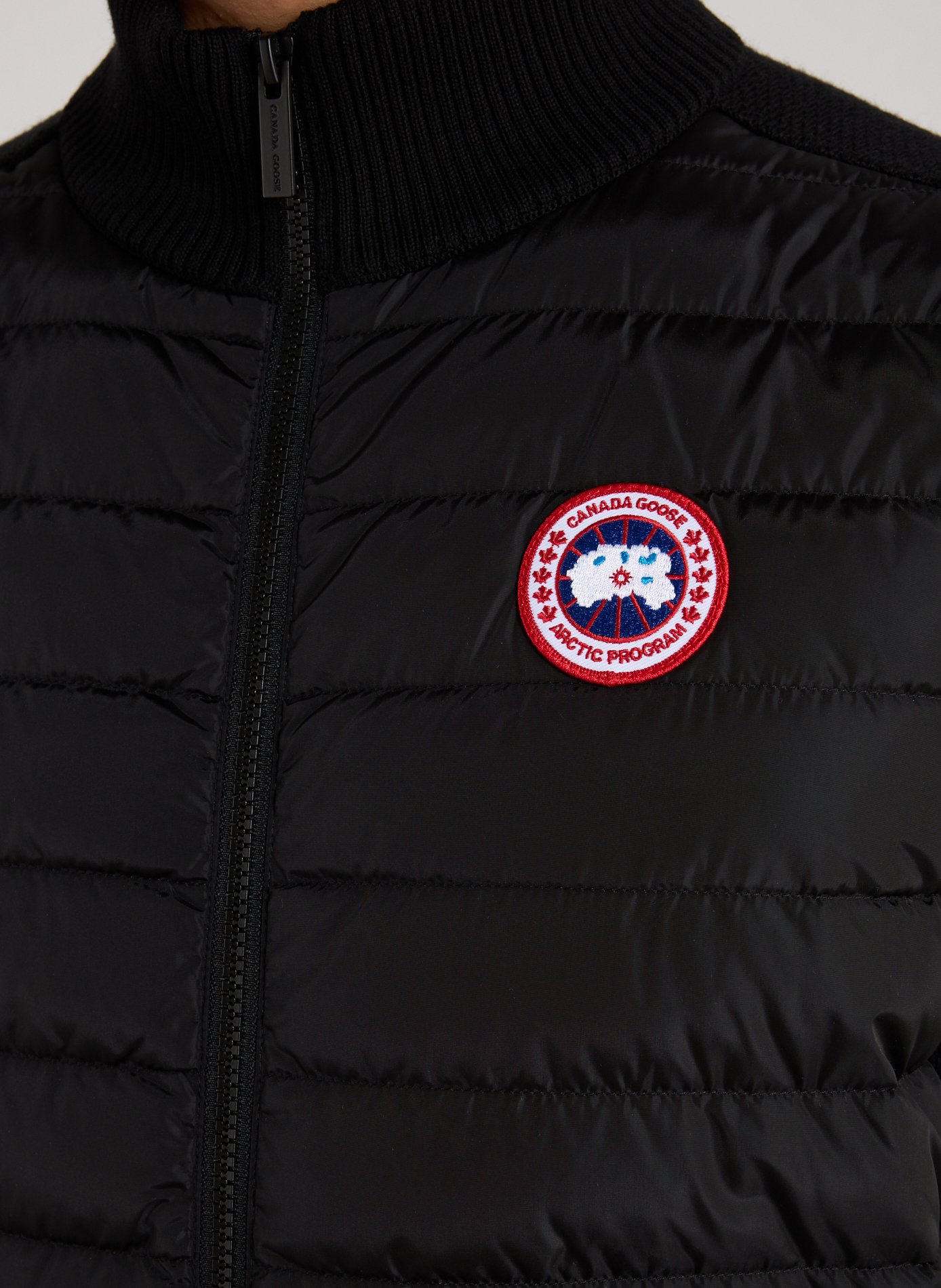 Sleeveless wool cardigan CANADA GOOSE Grey