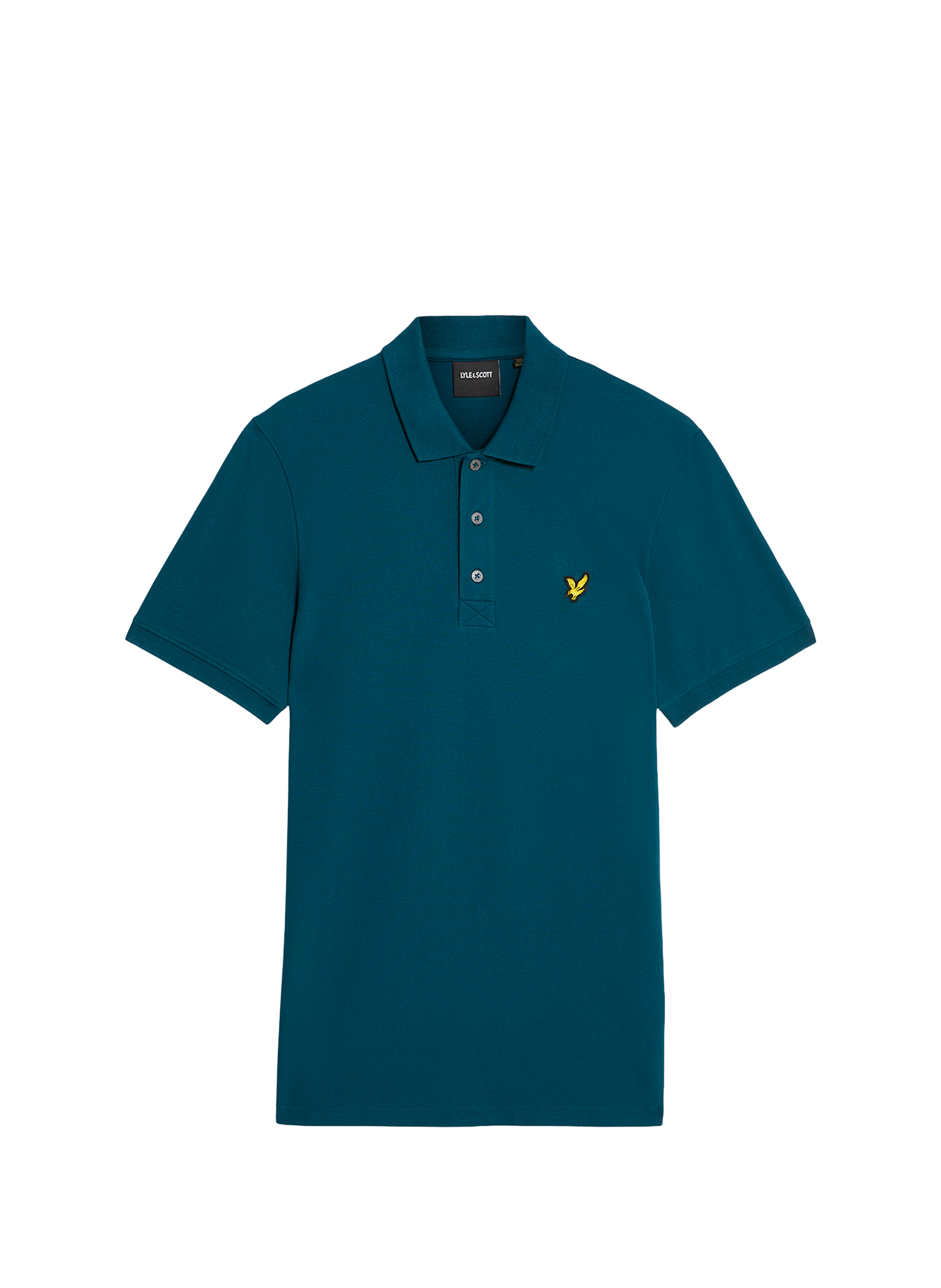 Polo à manches courtes en coton mélangé LYLE & SCOTT Vert