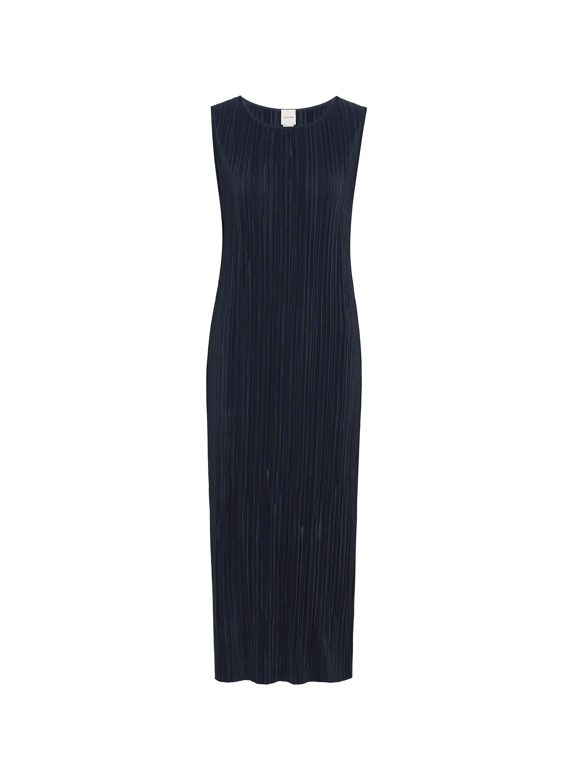 Robe mi-longue plissée  CALVIN KLEIN Bleu